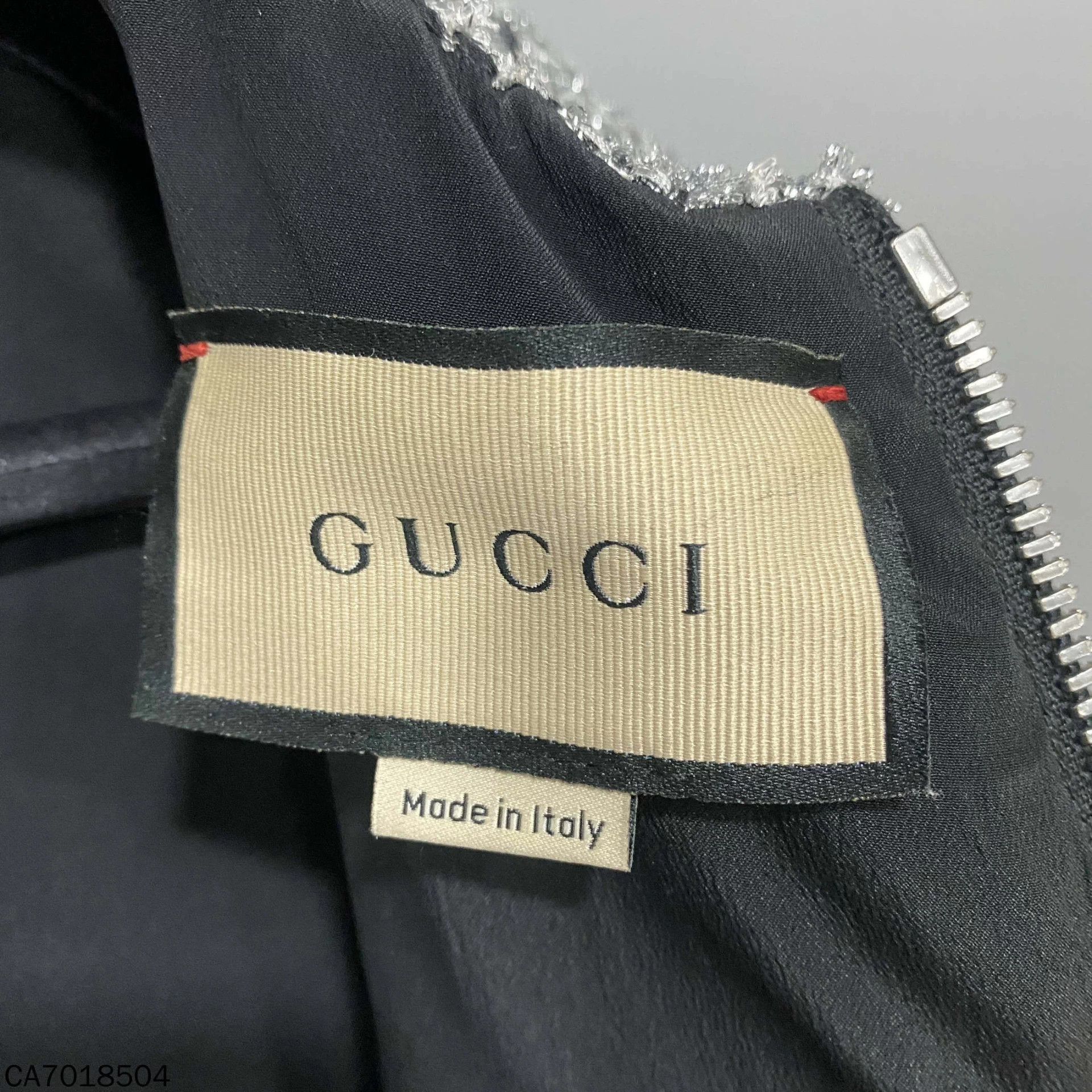 Gucci Gucci silver iridescent snagged dress 42 Size M / US 6-8 / IT 42-44 - 4 Thumbnail