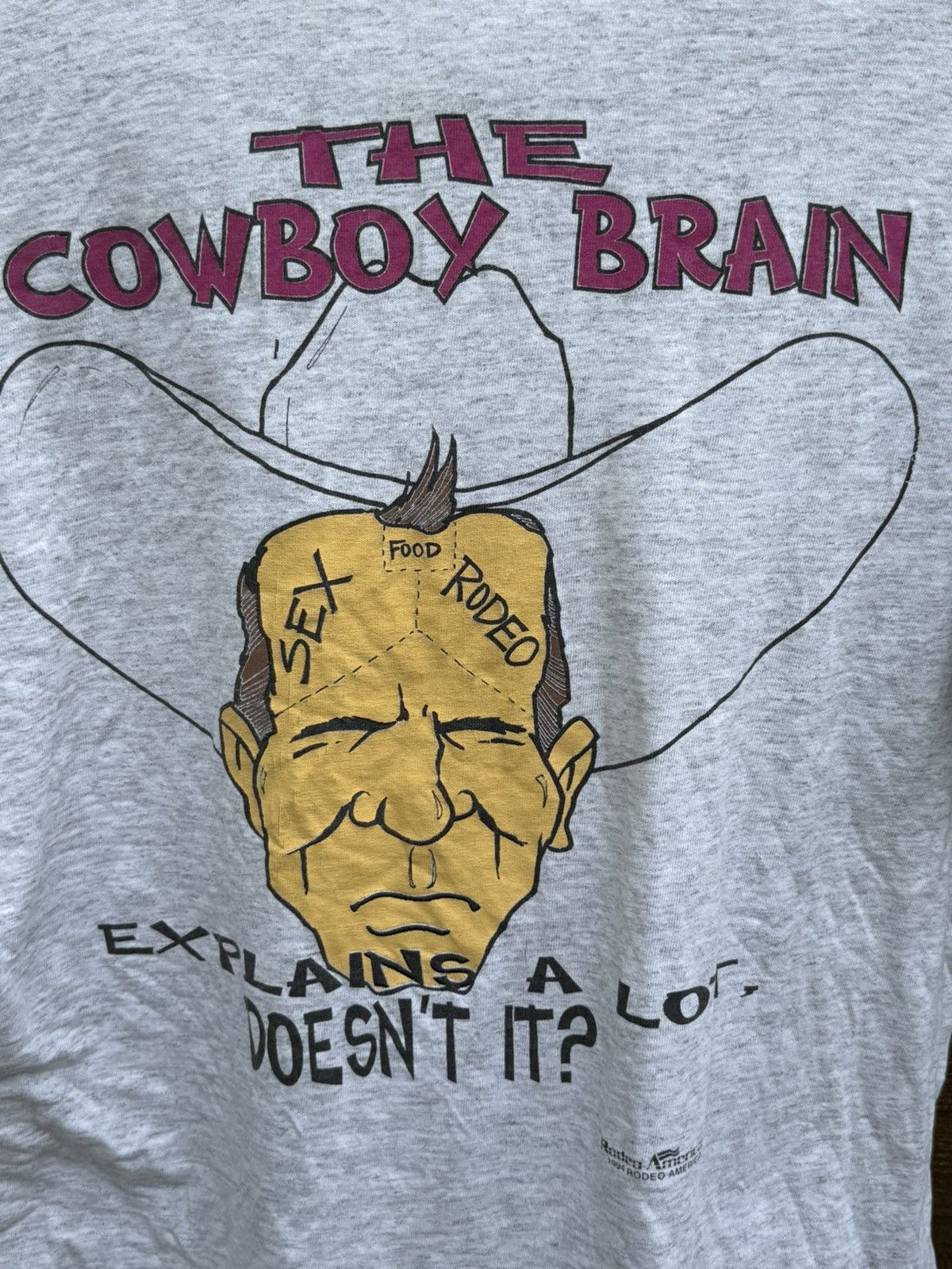 Vintage Vintage Rodeo Fool Tshirt Size US L / EU 52-54 / 3 - 8 Thumbnail