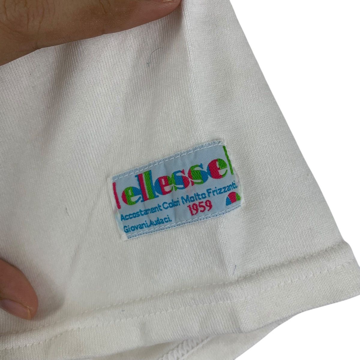 Ellesse Vintage 90’ ELLESSE PERUGIA ITALIA Embossed Logo Sweatshirt Size S / US 4 / IT 40 - 6 Thumbnail