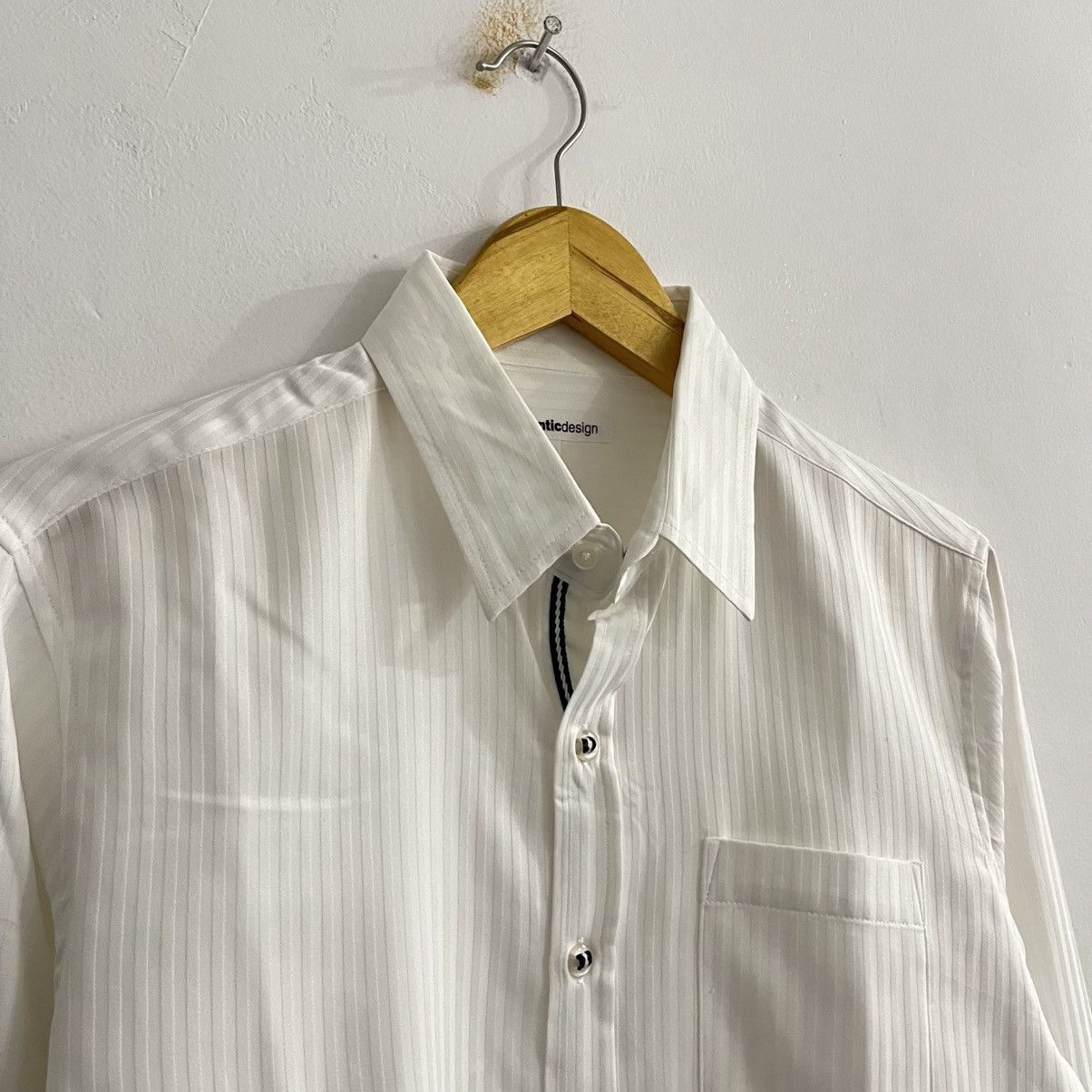 Japanese Brand semanticdesign - White formal Shirt Size US M / EU 48-50 / 2 - 3 Thumbnail