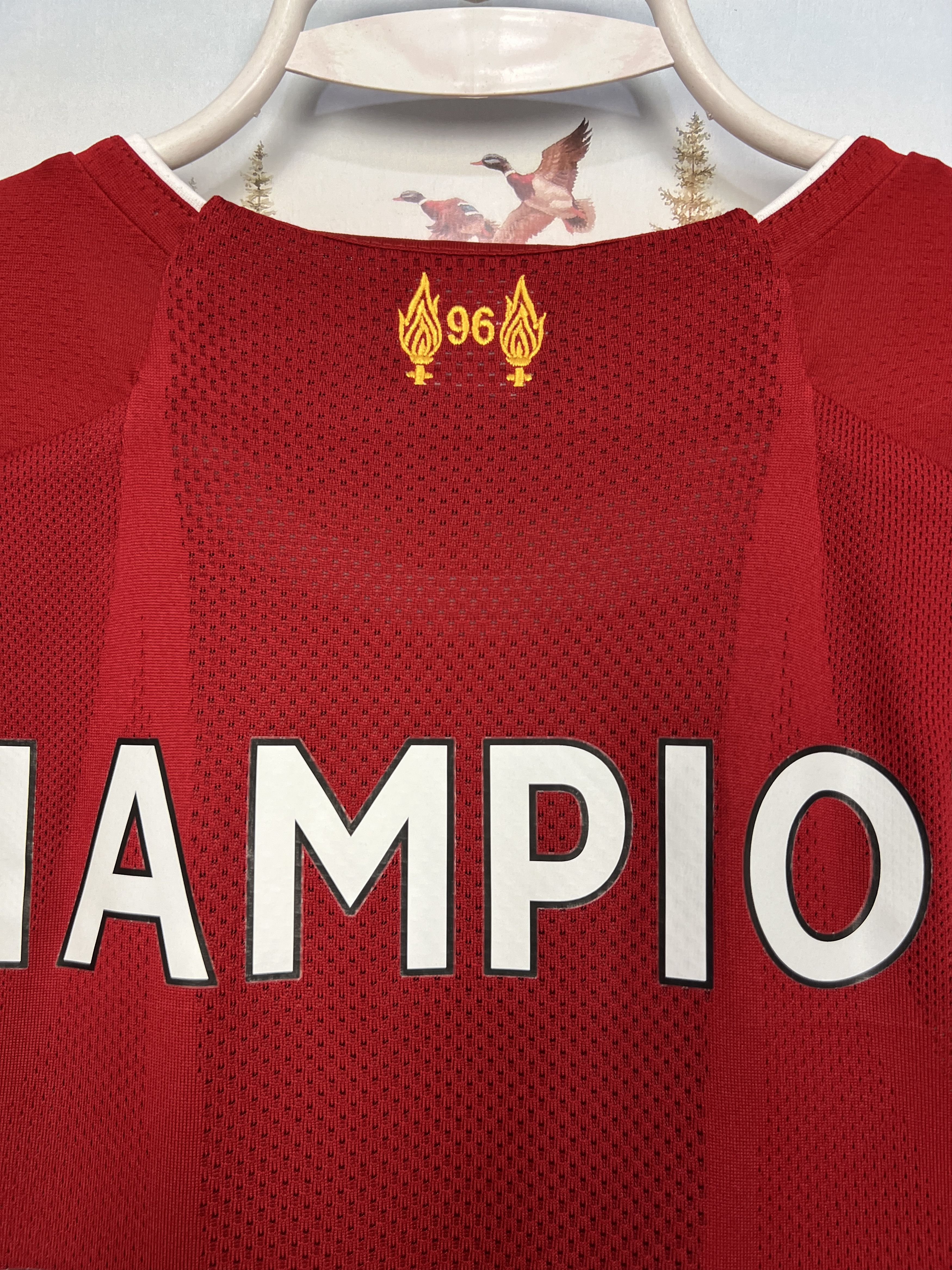 New Balance Liverpool Home football shirt 2019 Soccer #20 Champions Red Size US M / EU 48-50 / 2 - 3 Thumbnail