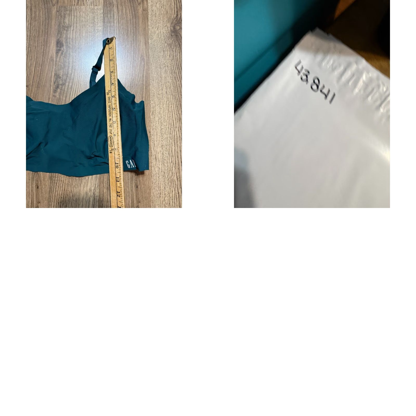 Gap Gap Bra Women's L Green with Pad Bralette Lounge Shirt? Size ONE SIZE - 8 Thumbnail