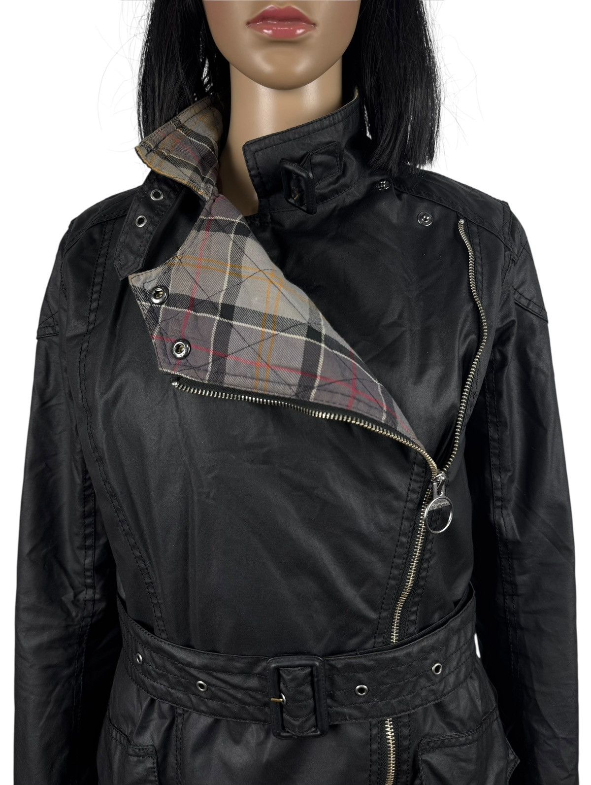 Barbour Barbour International Freda Wax Coat Belted size UK12 US8 Size M / US 6-8 / IT 42-44 - 4 Thumbnail