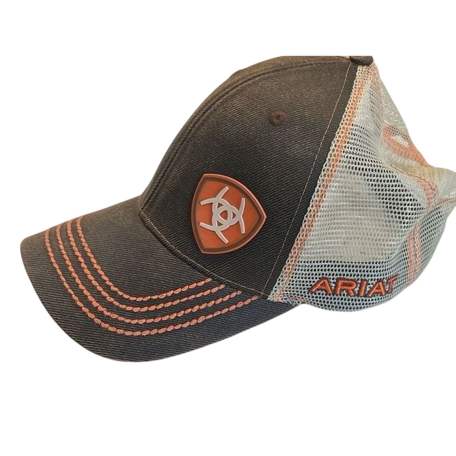 Ariat Ariat Oilskin Patch Logo Trucker Hat Size ONE SIZE - 1 Thumbnail