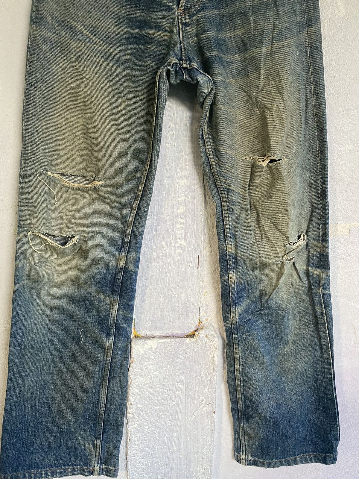A.P.C. A.P.C Distressed Denim Jeans Pants Size US 30 / EU 46 - 4 Thumbnail