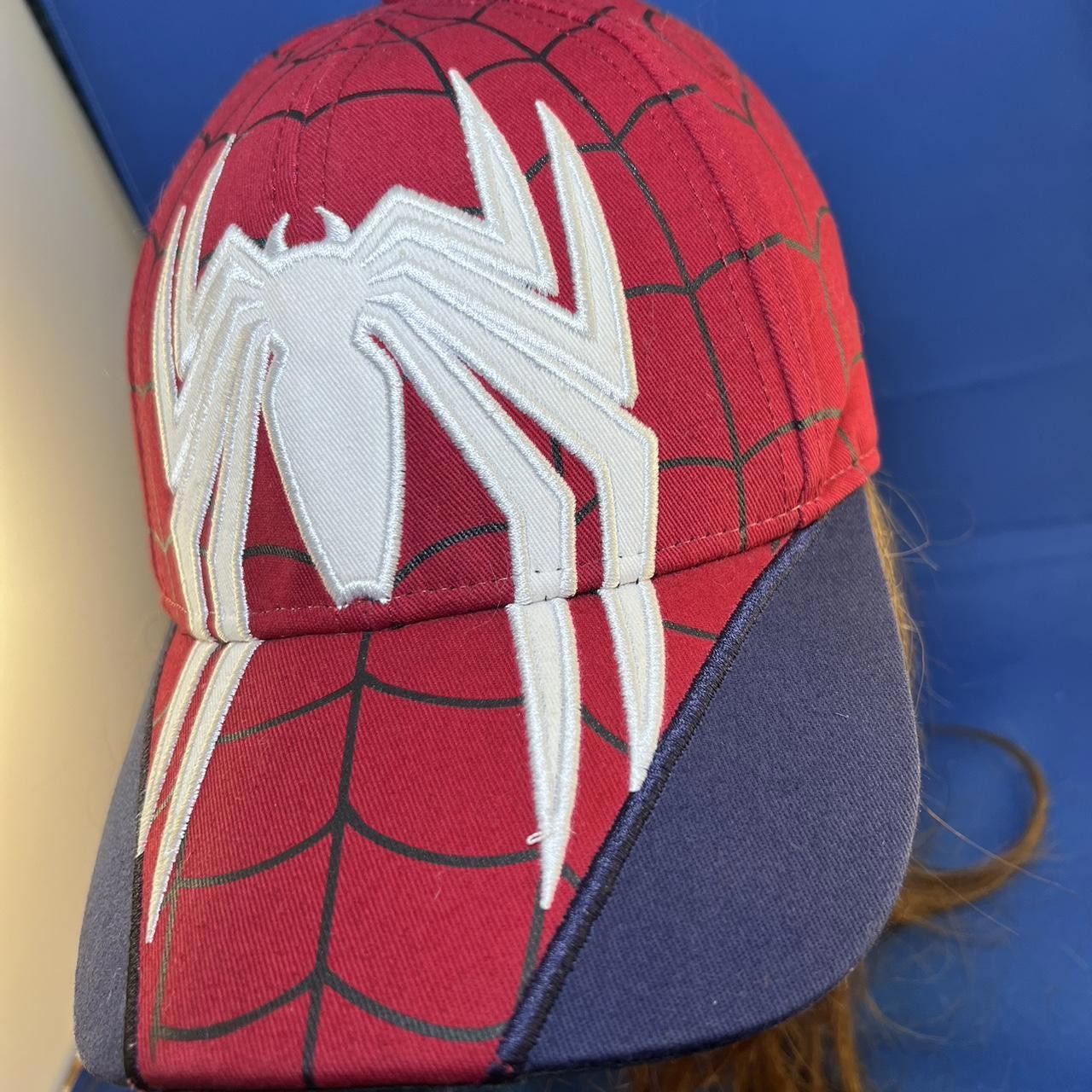 Marvel Comics Spider-Man Graphic Cap - Stylish Red and Navy Baseball Hat Size ONE SIZE - 2 Thumbnail