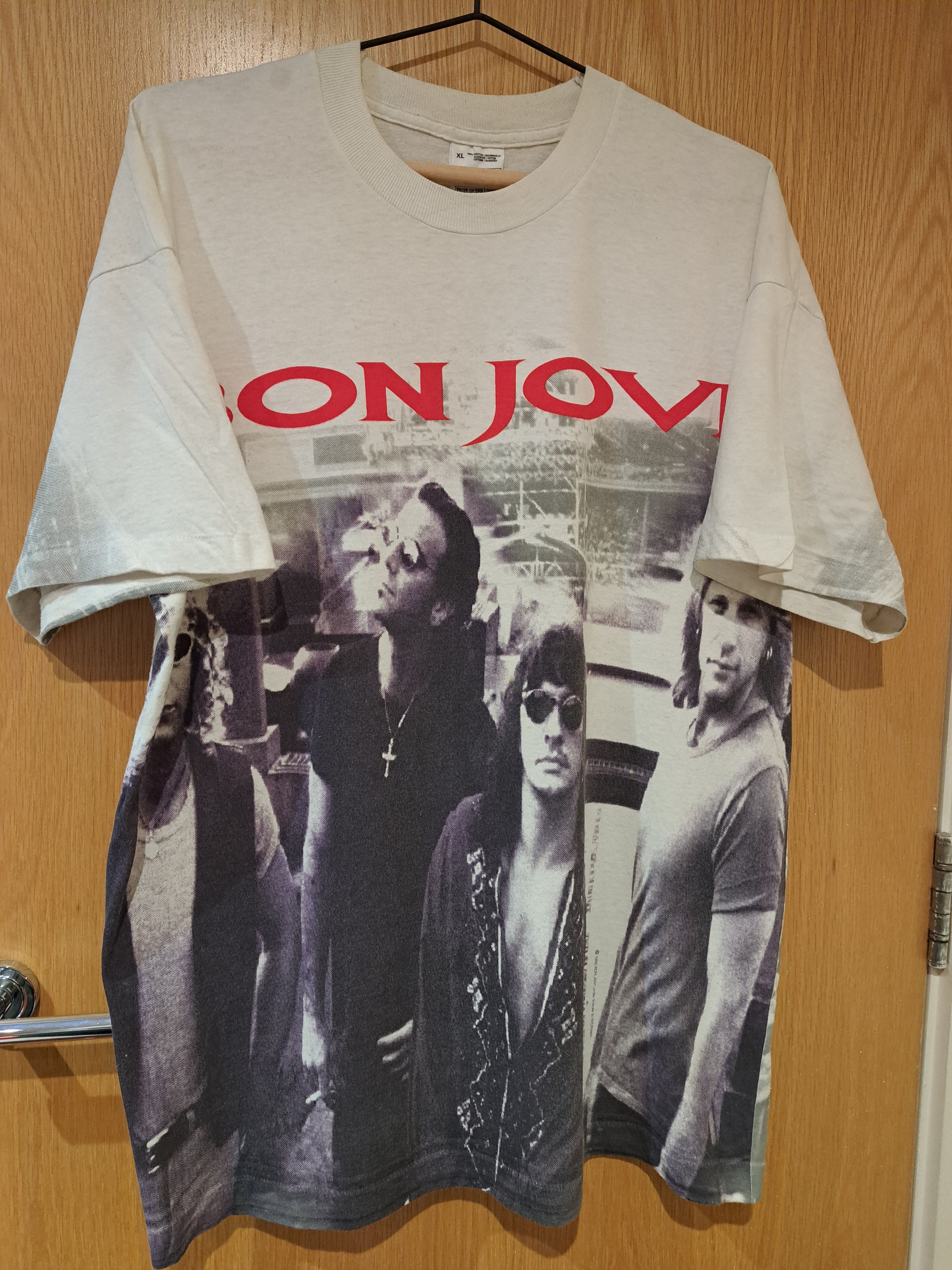 Band Tees × Vintage Vintage Bon Jovi these days 96/97 Band T-Shirt Tee Size US XL / EU 56 / 4 - 1 Thumbnail