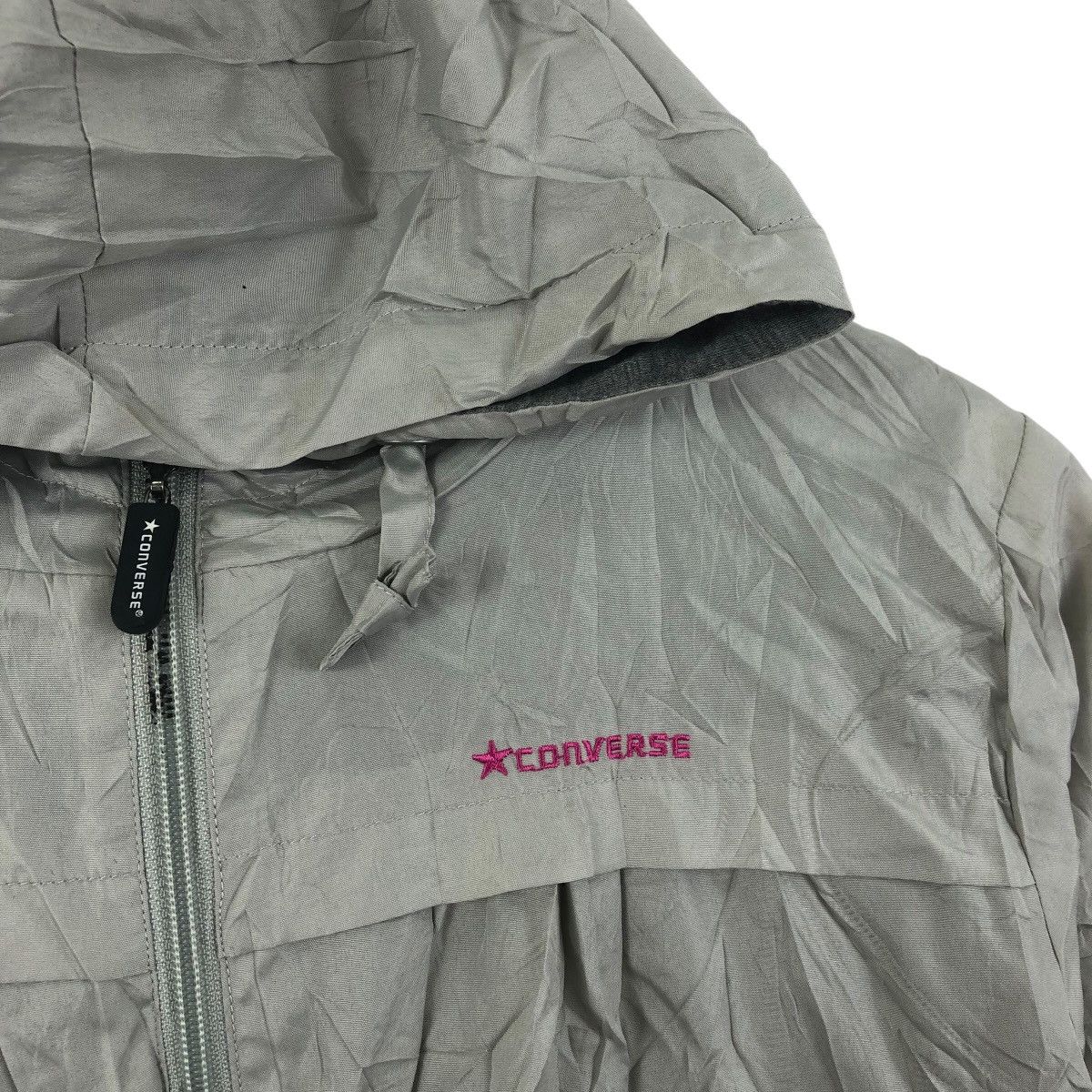 Converse Vintage CONVERSE ALL STARS Coat Hooded Zipper Jacket Size US XL / EU 56 / 4 - 5 Thumbnail