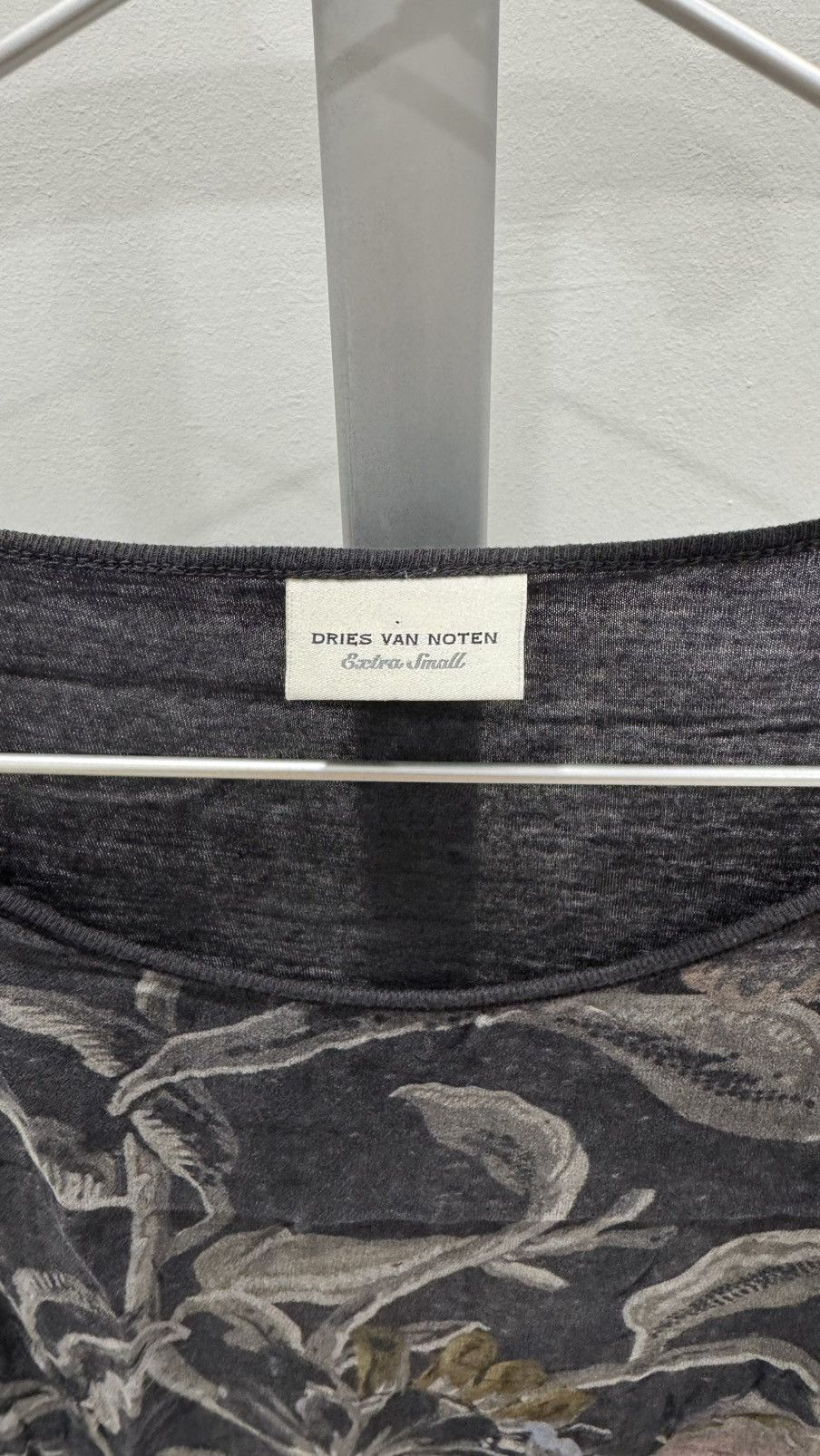 Dries Van Noten Dries Van Noten Silk Overlay Tropical Tee Size XS / US 0-2 / IT 36-38 - 5 Thumbnail