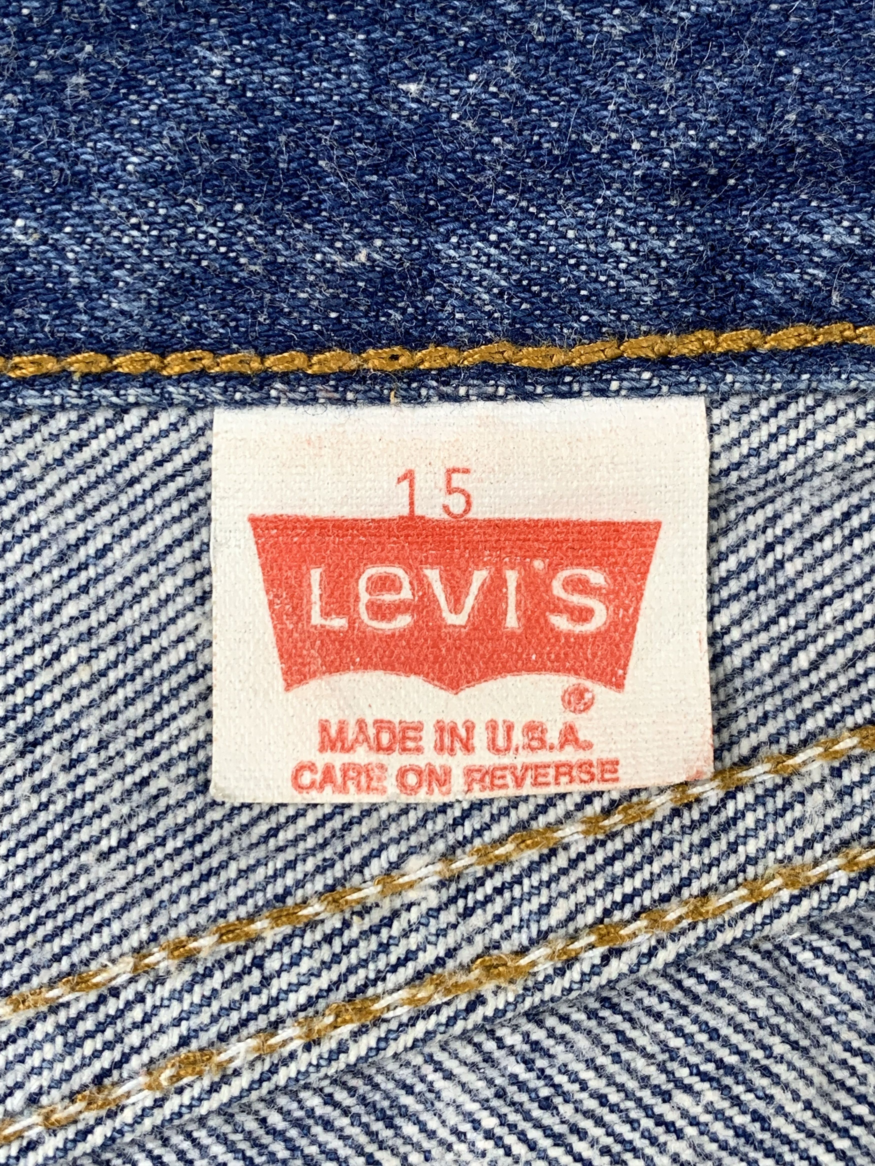 Levi's Vintage 90s Levis 501 Faded Blue Jeans DP1982 Size US 30 / EU 46 - 6 Thumbnail