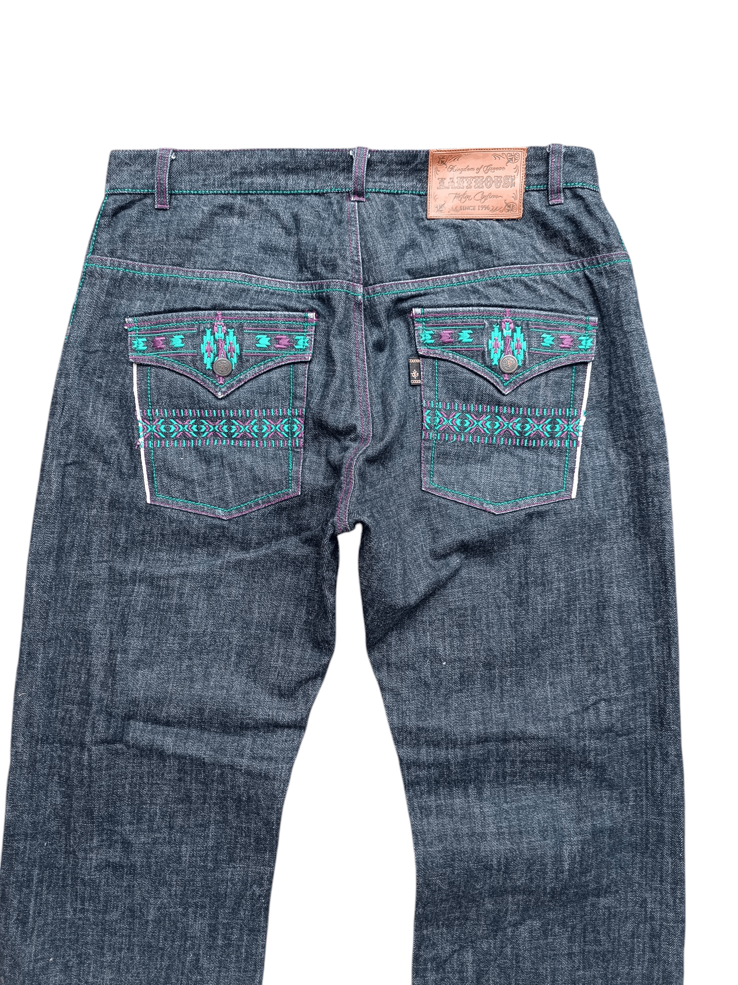 Japanese Brand XANTHOUS by Bags' Groove Selvedge Baggy Denim E242 Size US 34 / EU 50 - 11 Thumbnail