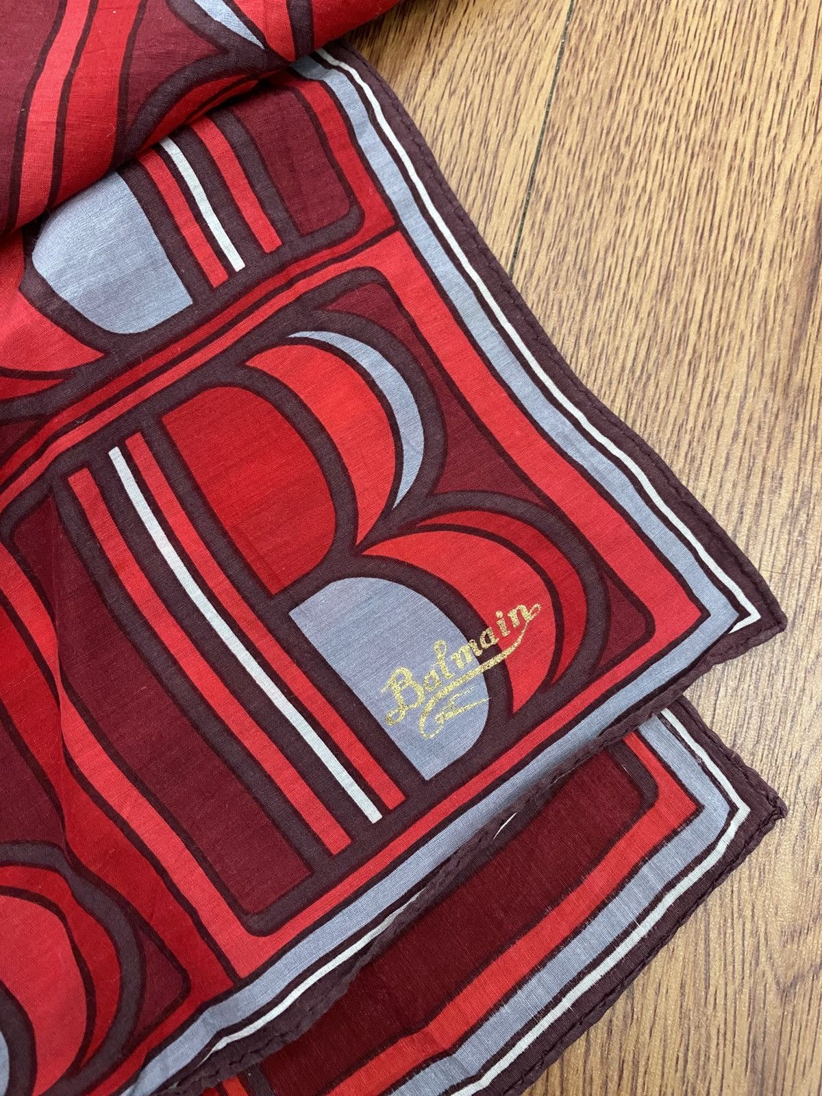Balmain Balmain "B" Bandana / Handkerchief / Neckerchief Size ONE SIZE - 4 Thumbnail