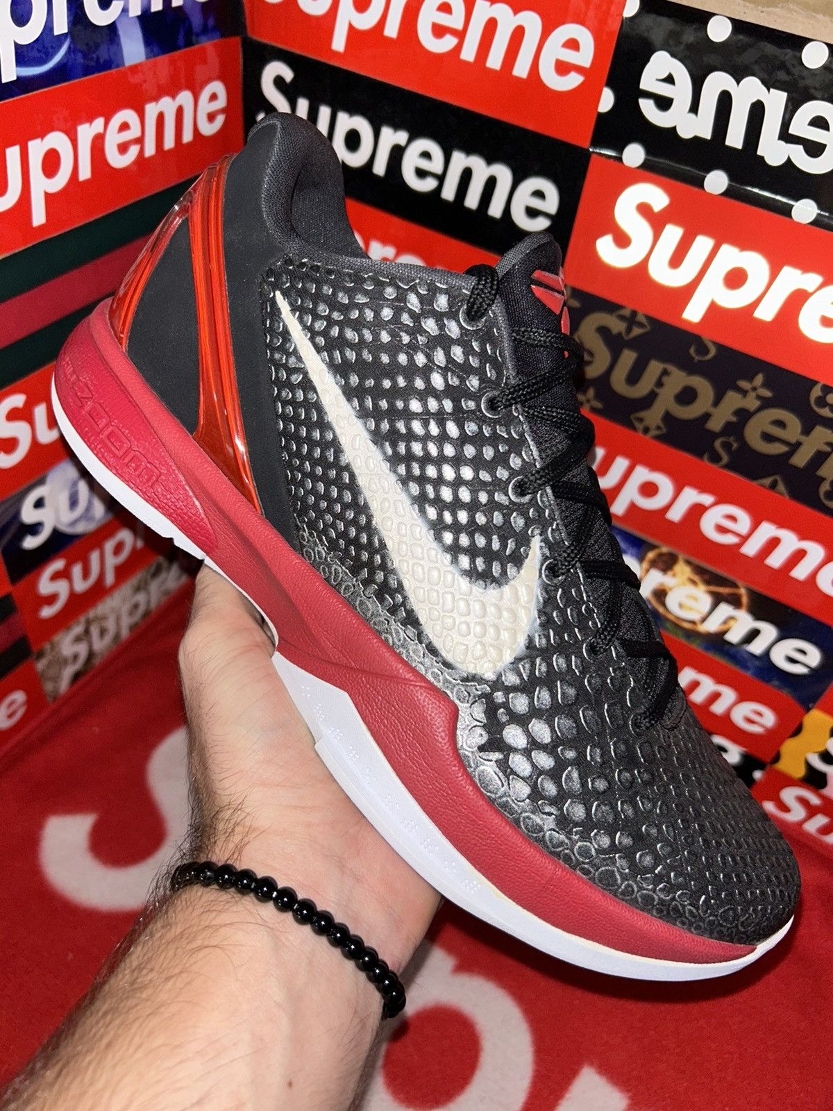 Nike Nike Kobe 6 Bred 429659-001 size 9.5 with box VNDS Size US 9.5 / EU 42-43 - 9 Thumbnail