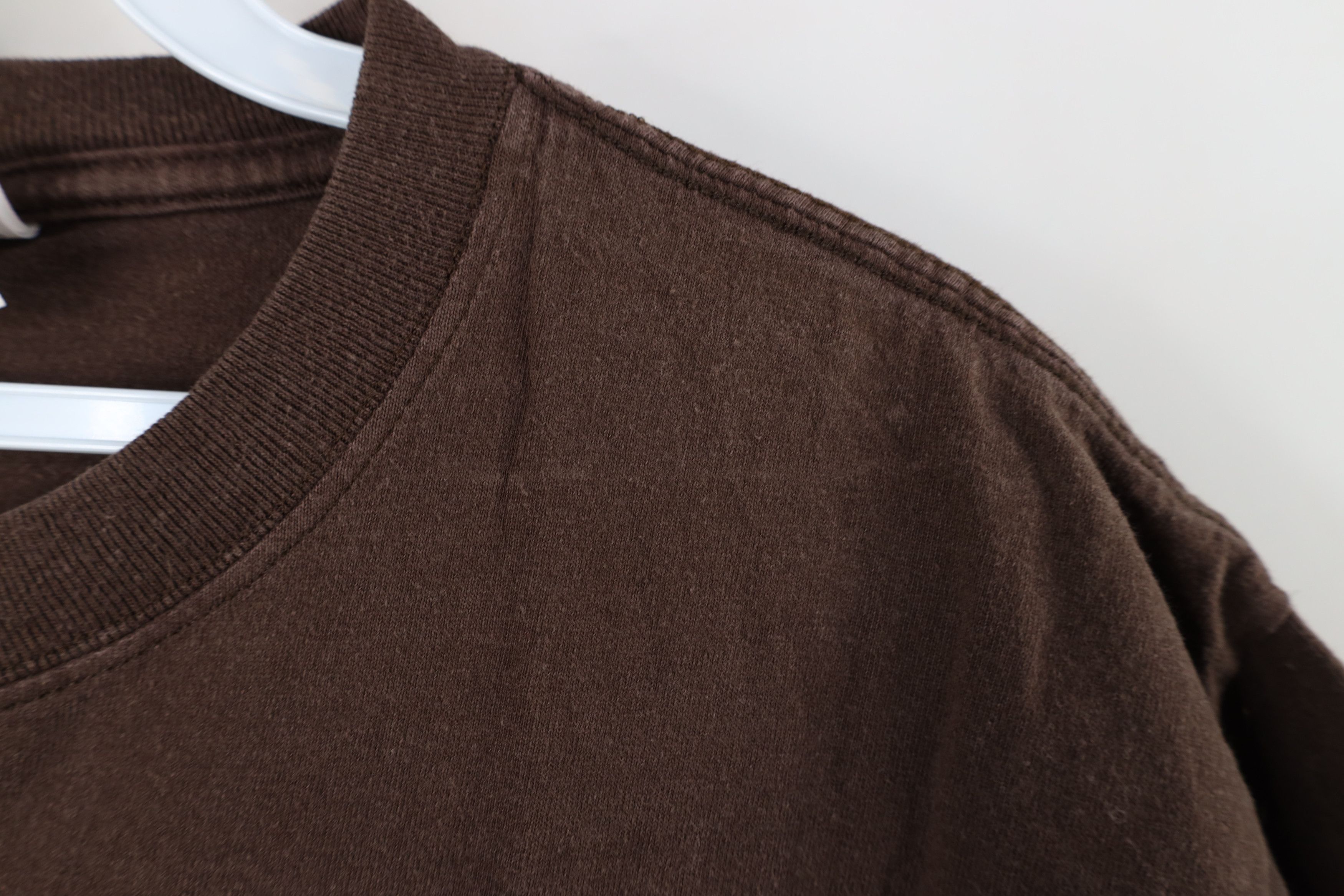 Vintage Vintage 90s Y2K Streetwear Outer Banx T-Shirt Brown Cotton Size US L / EU 52-54 / 3 - 4 Thumbnail