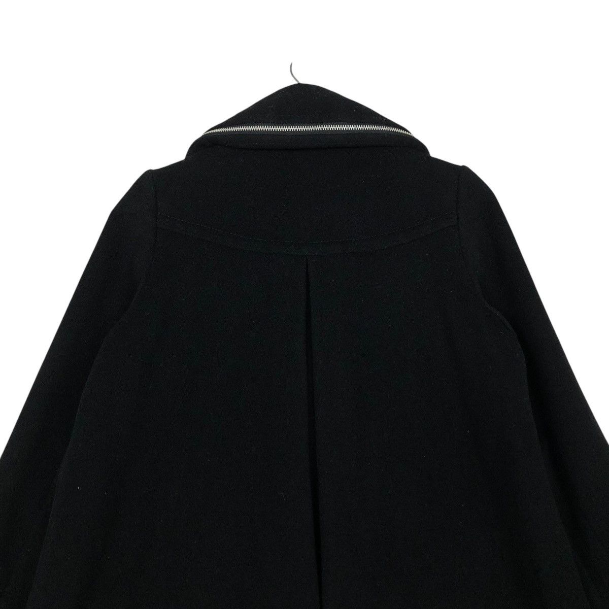 Issey Miyake 🔥RICH BLACK VINTAGE WOOL JACKET CROPPED ZUCCA JAPAN Size US S / EU 44-46 / 1 - 11 Thumbnail