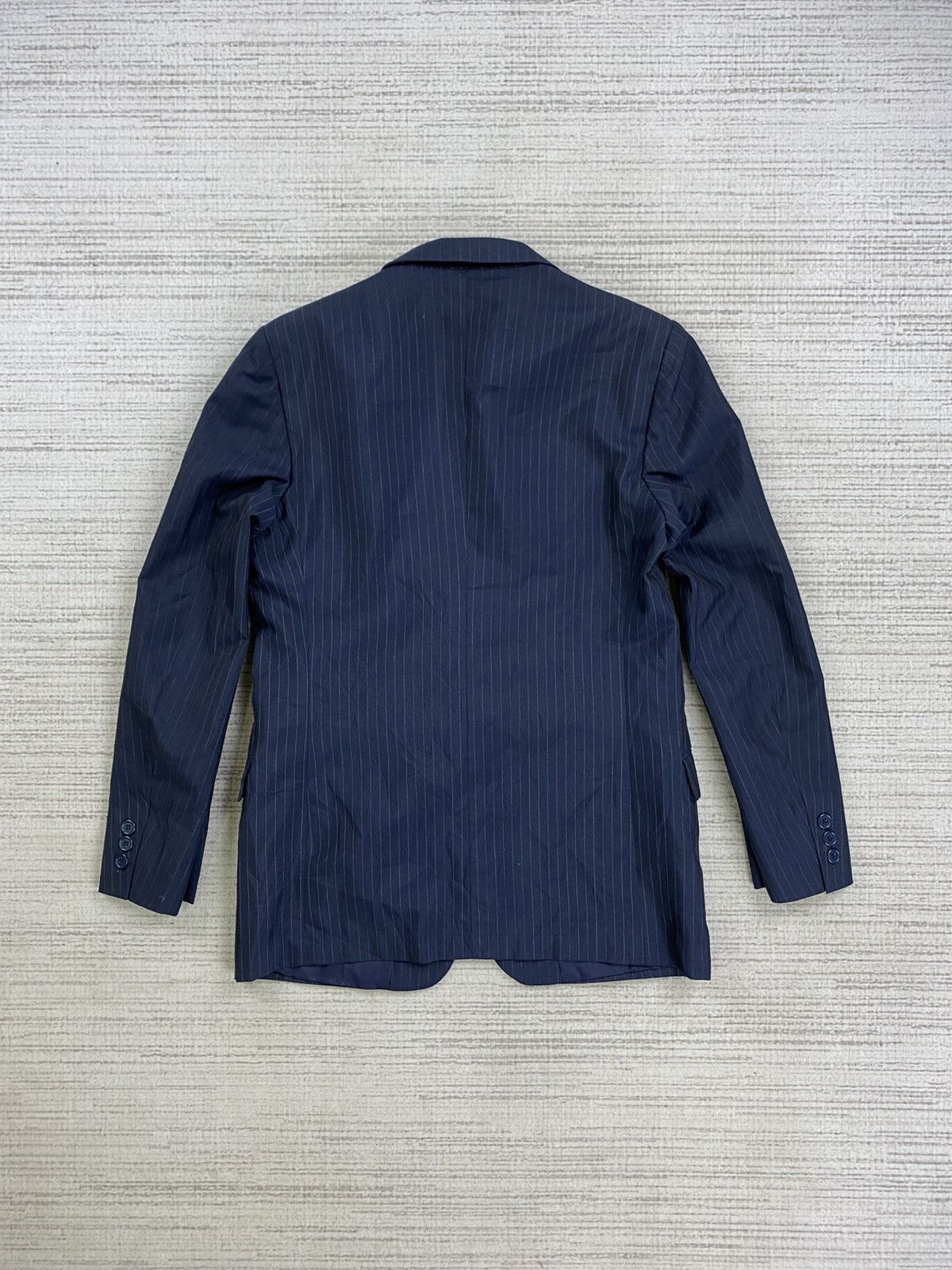 Christian Dior Monsieur × Japanese Brand Vintage Christian Dior Monsieur Striped Blazer Coat Jacket Size US M / EU 48-50 / 2 - 2 Thumbnail