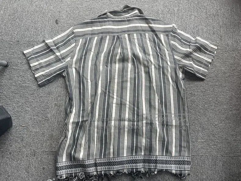 Loewe LOEWE Paula's Series Men's Gray Striped Shirt. Size US S / EU 44-46 / 1 - 2 Thumbnail