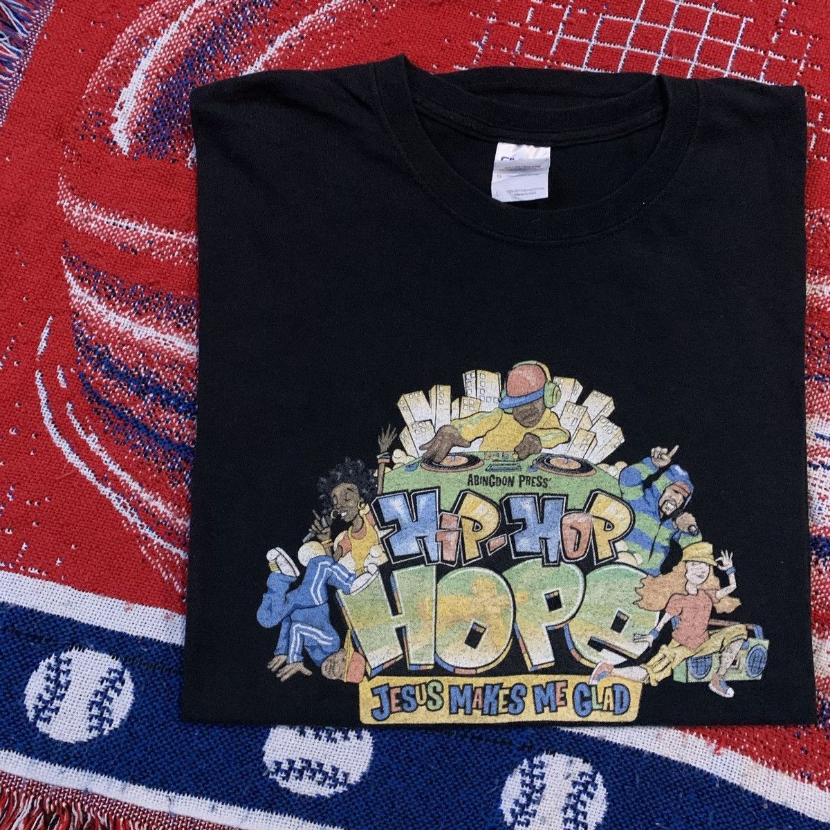 Vintage Y2K Hip-Hop Camping Teee Size US M / EU 48-50 / 2 - 1 Thumbnail