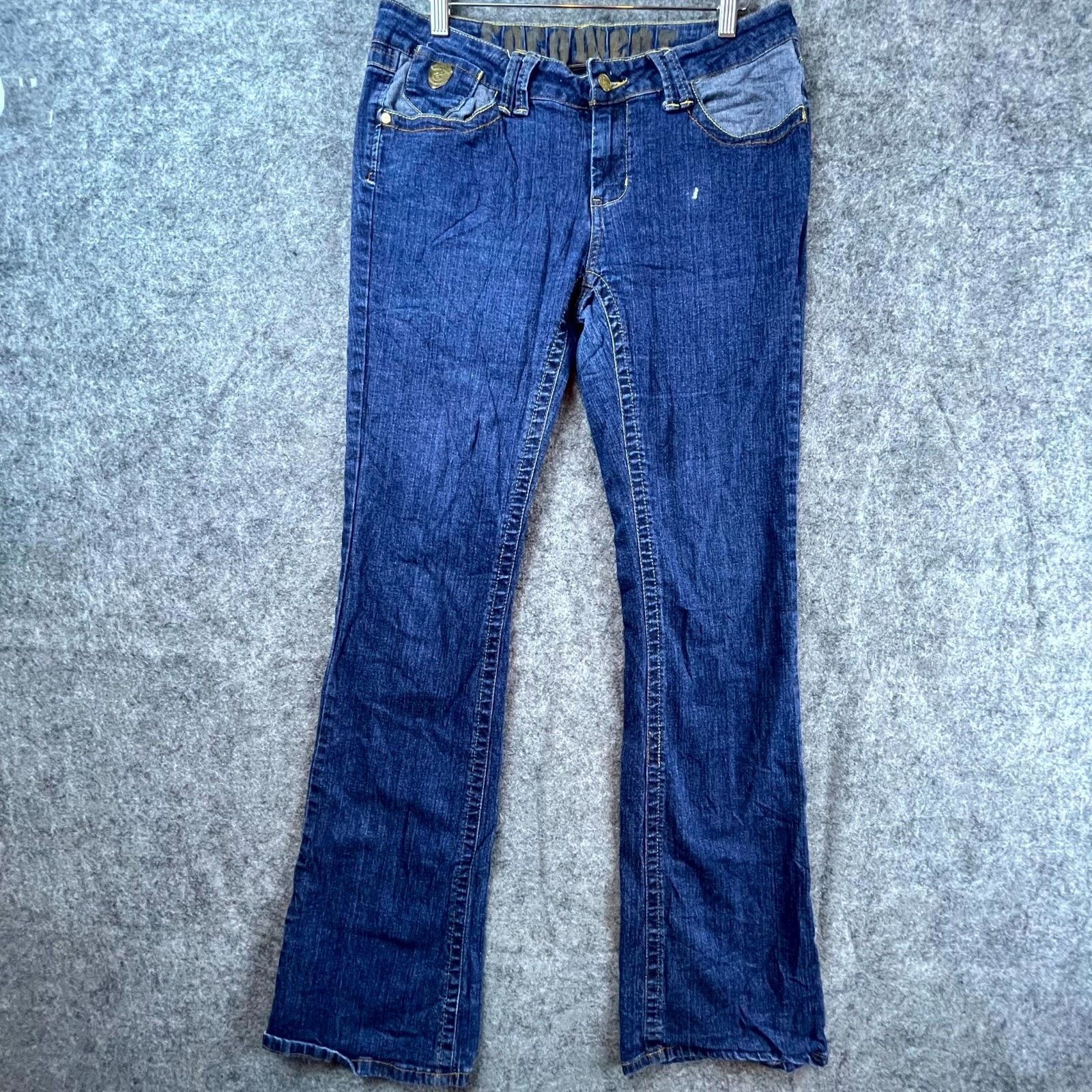 Rocawear Vintage Rocawear Bootcut Jeans Womens 11 Y2K Logo Embroider Size 30" / US 8 / IT 44 - 2 Thumbnail