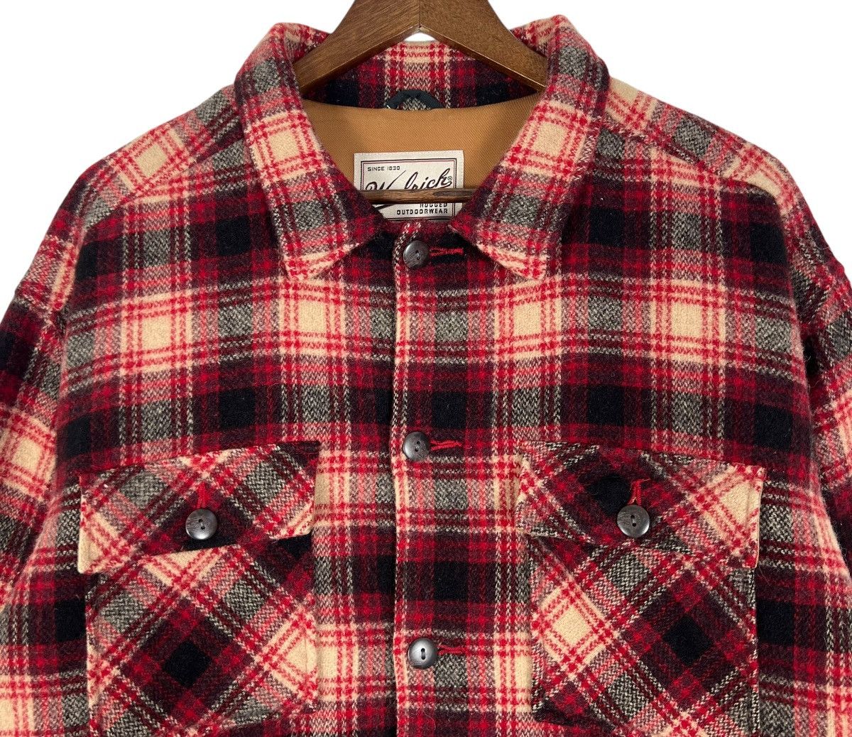 Woolrich Woolen Mills VINTAGE WOOLRICH PLAID JACKET Size US L / EU 52-54 / 3 - 6 Thumbnail