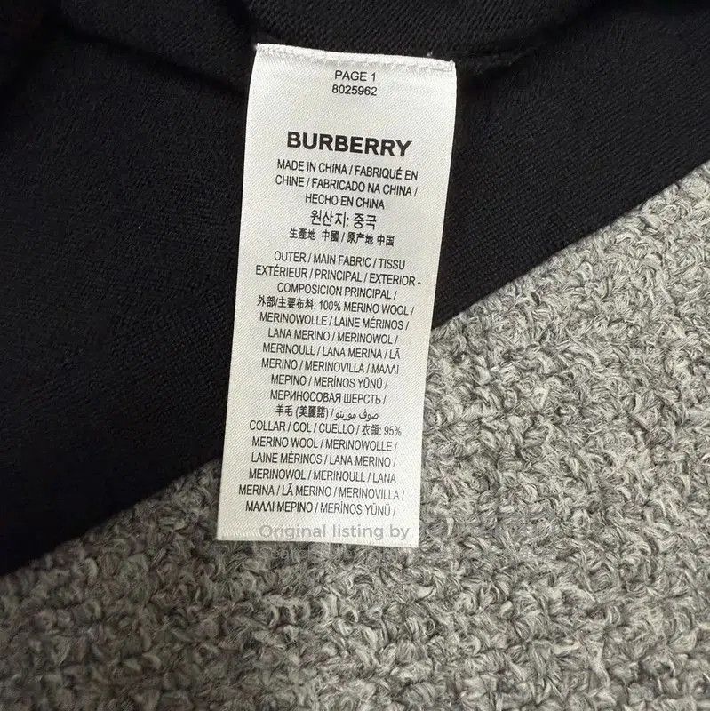 Burberry Burberry Multicolor Cashmere Polo Shirt. Size US M / EU 48-50 / 2 - 4 Thumbnail