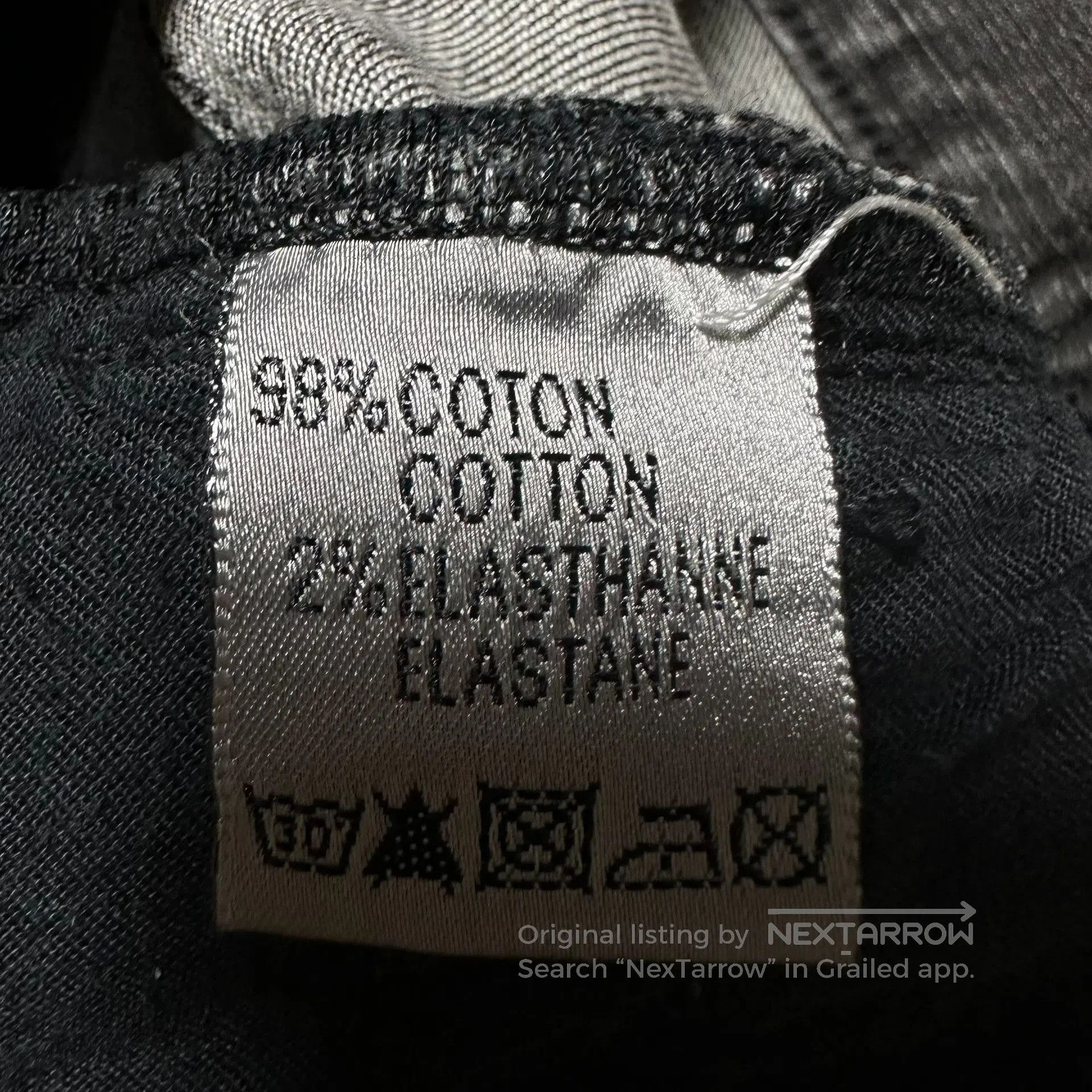 Dior Dior Homme Washed Distressed Charcoal Jeans. Size US 31 - 7 Thumbnail