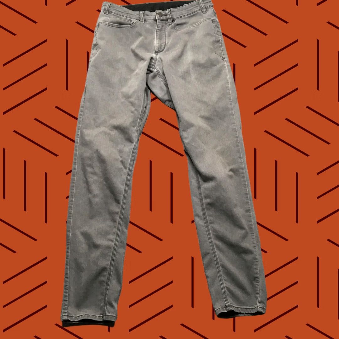 Vintage swrve Regular Fit Jeans Mens 31x34 Gray Cordura Denim Durable Outdoor Pants Size US 31 - 1 Thumbnail