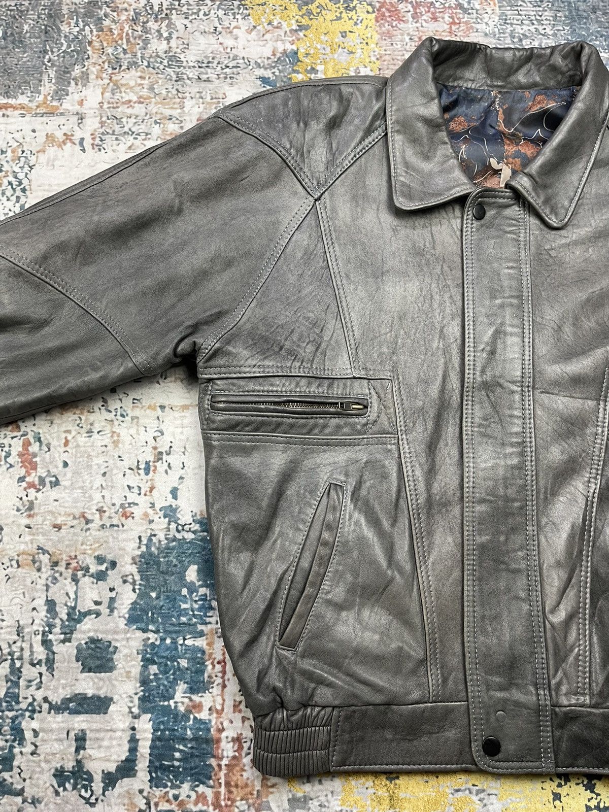 Vintage Vintage Roger David Genuine Lamb Skin Jacket Size US M / EU 48-50 / 2 - 6 Thumbnail