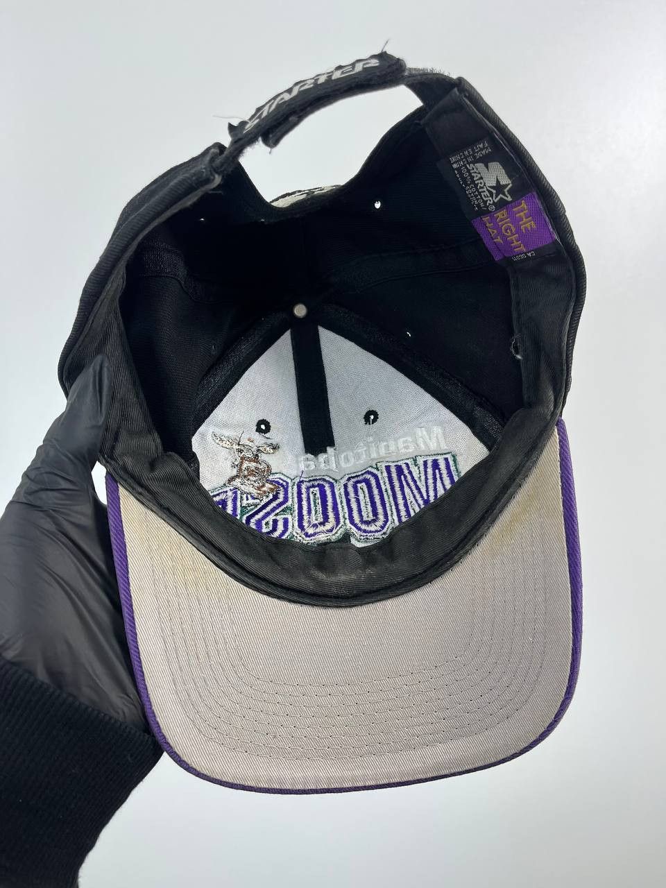 Other Manitoba Moose Starter Vintage Hockey Snapback Hat One Size Size ONE SIZE - 5 Thumbnail