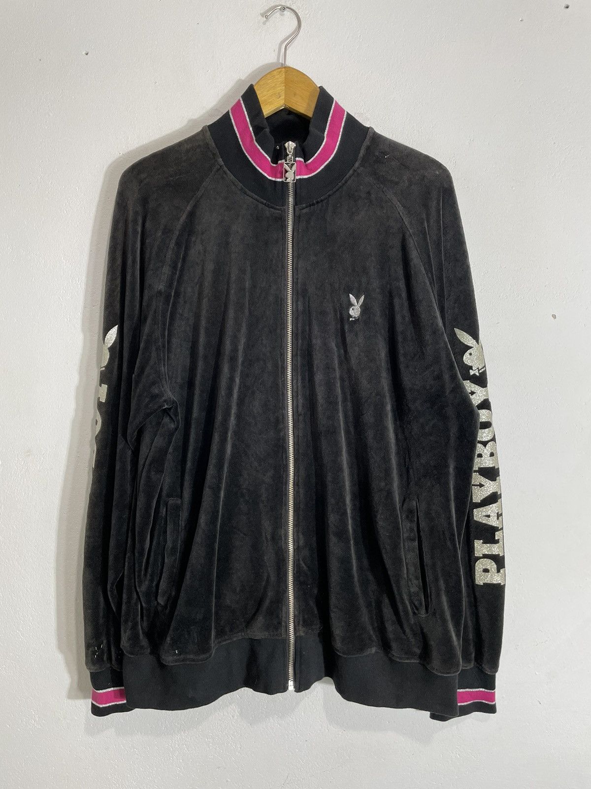 Vintage Vintage Playboy velvet Jacket crazy luxury styled Size US L / EU 52-54 / 3 - 9 Thumbnail