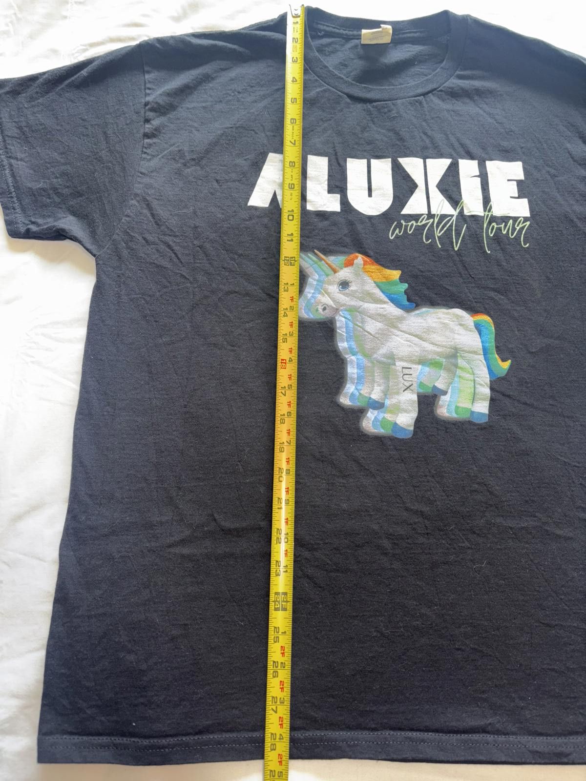 Designer Classic Aluxie World Tour Unicorn Graphic T-Shirt Size US L / EU 52-54 / 3 - 8 Thumbnail