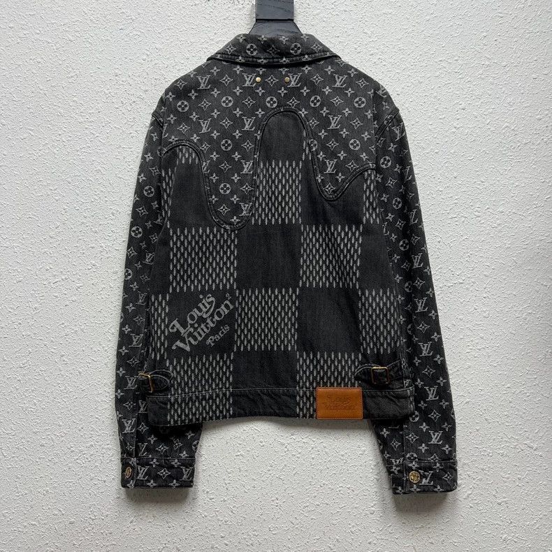 Louis Vuitton Louis Vuitton Original black presbyopic patchwork denim jac Size US S / EU 44-46 / 1 - 2 Thumbnail