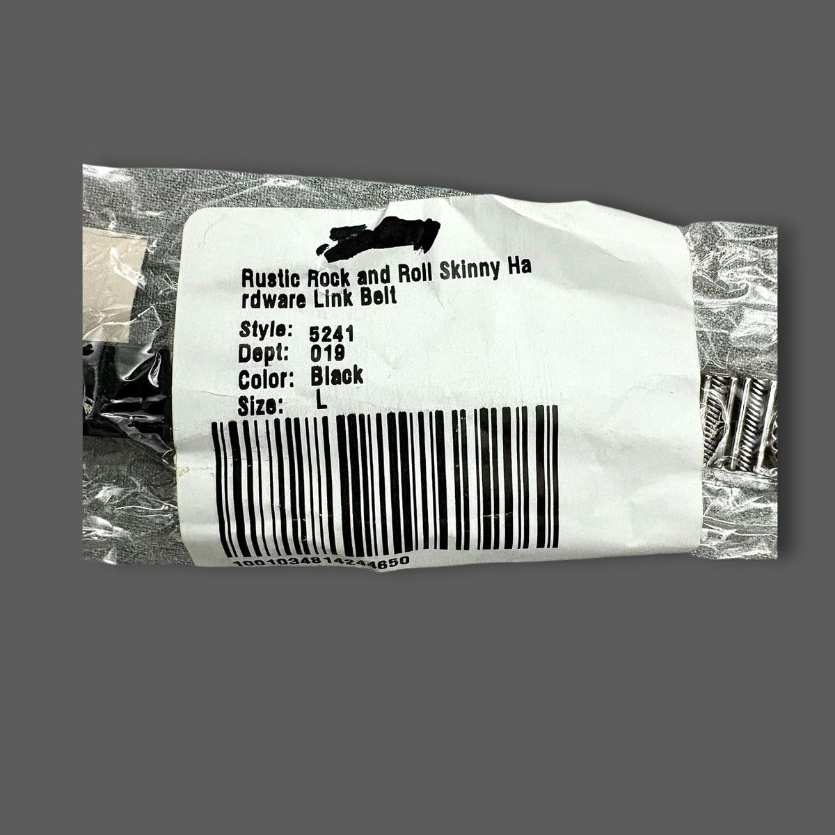 Other Most Wanted Women’s Black Silver Skinny Link Belt Sz L Size ONE SIZE - 10 Thumbnail