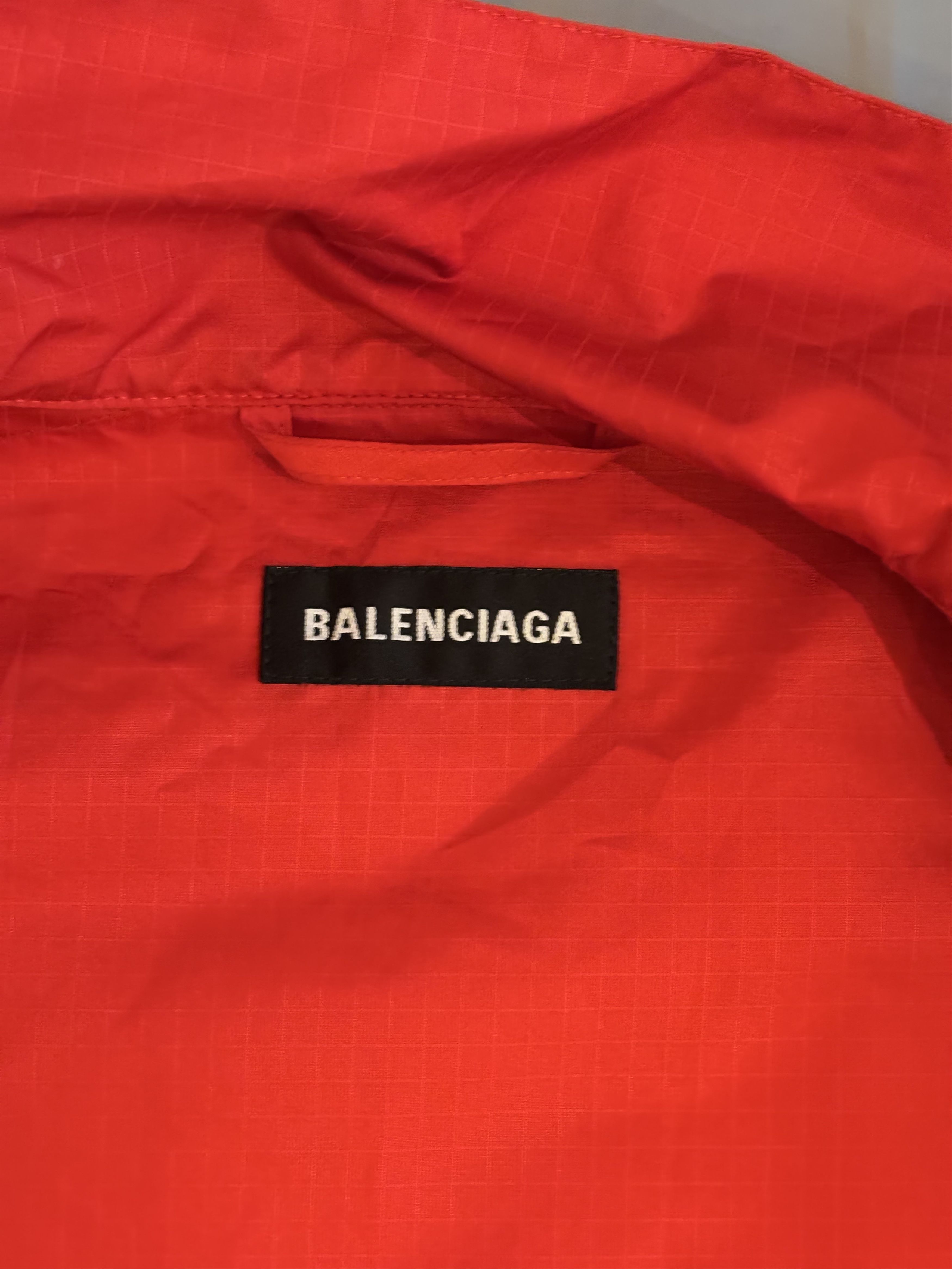 Balenciaga Coach jacket oversize Balenciaga rouge bleu noir Size US XL / EU 56 / 4 - 12 Thumbnail