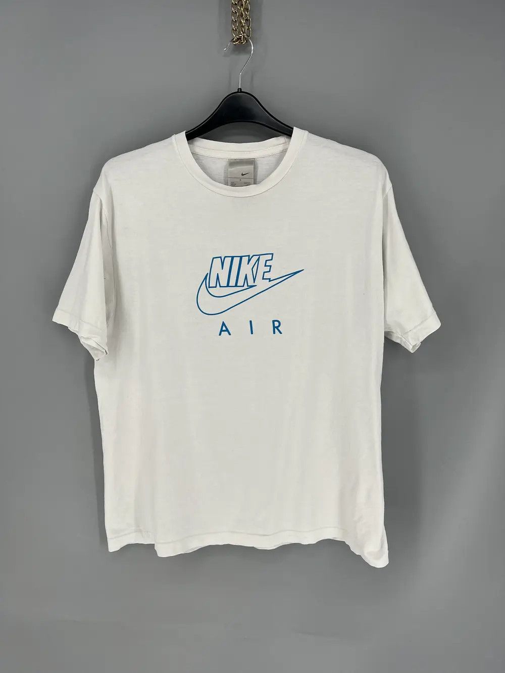 Nike × Vintage Vintage 90s Nike Swoosh Logo Tee Travis Scott Style Grailed Size US L / EU 52-54 / 3 - 1 Thumbnail