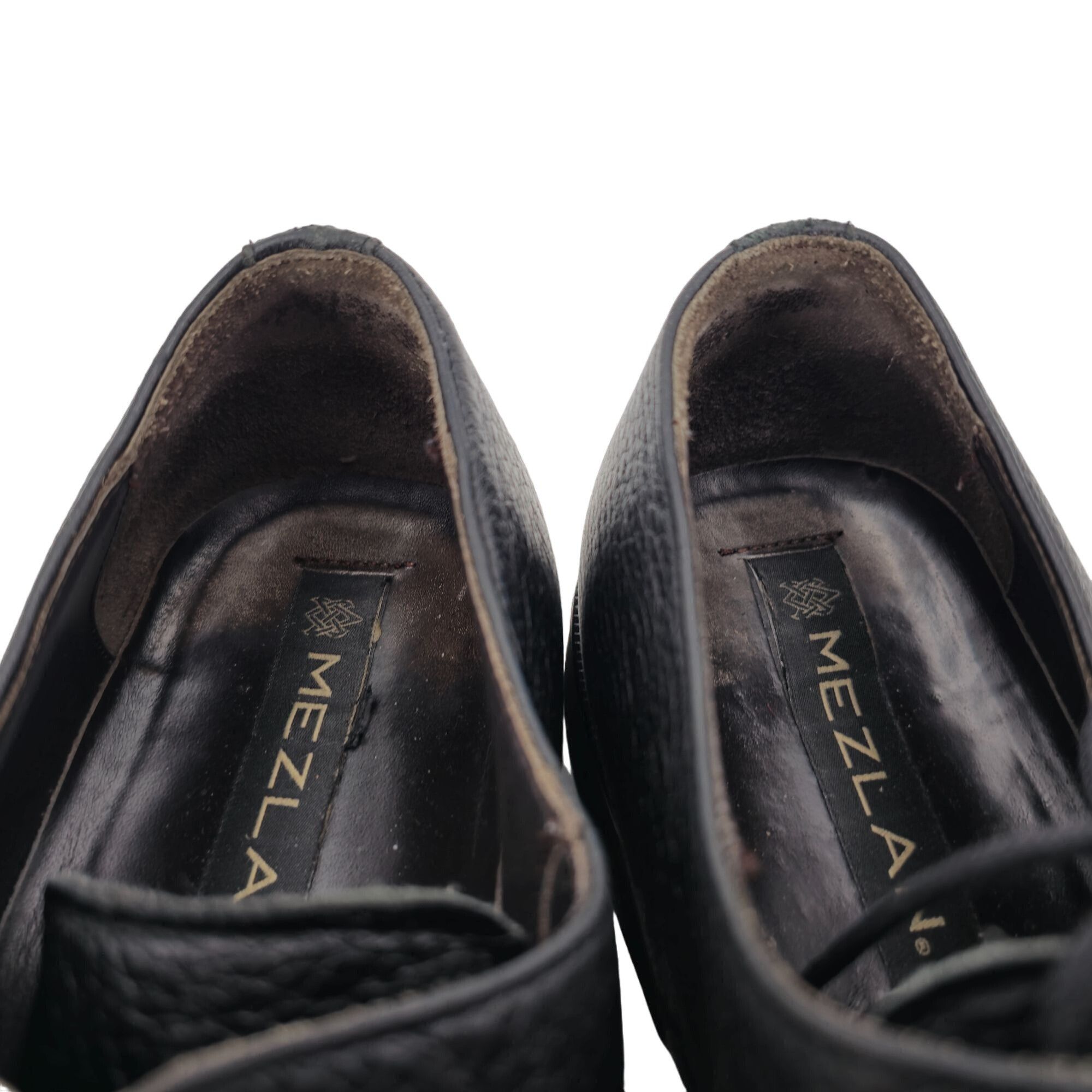Mezlan Mezlan Black Textured Deerskin Dress Shoes Mens 12M Lepanto Size US 12 / EU 45 - 9 Thumbnail