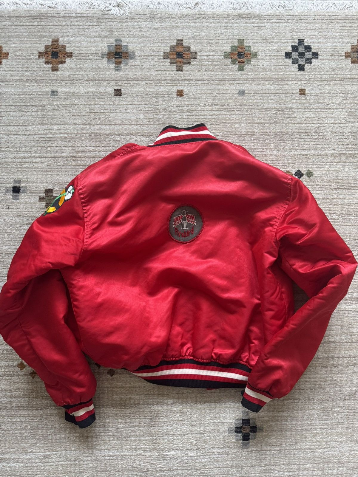 Starter Vintage Starter Chicago Blackhawks Jacket (extra Patches) Size US L / EU 52-54 / 3 - 5 Thumbnail