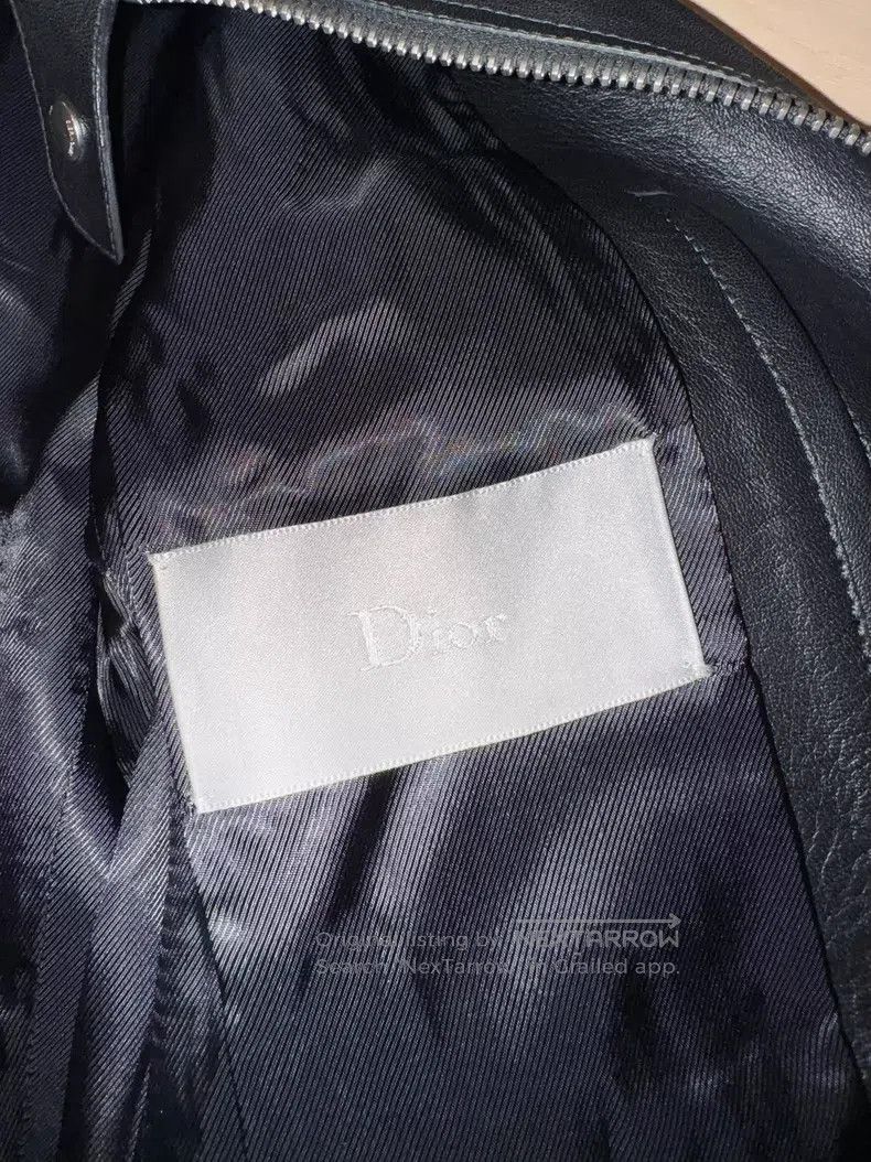 Dior Dior Bee Embroidered Sheepskin Leather Jacket i Size US L / EU 52-54 / 3 - 5 Thumbnail