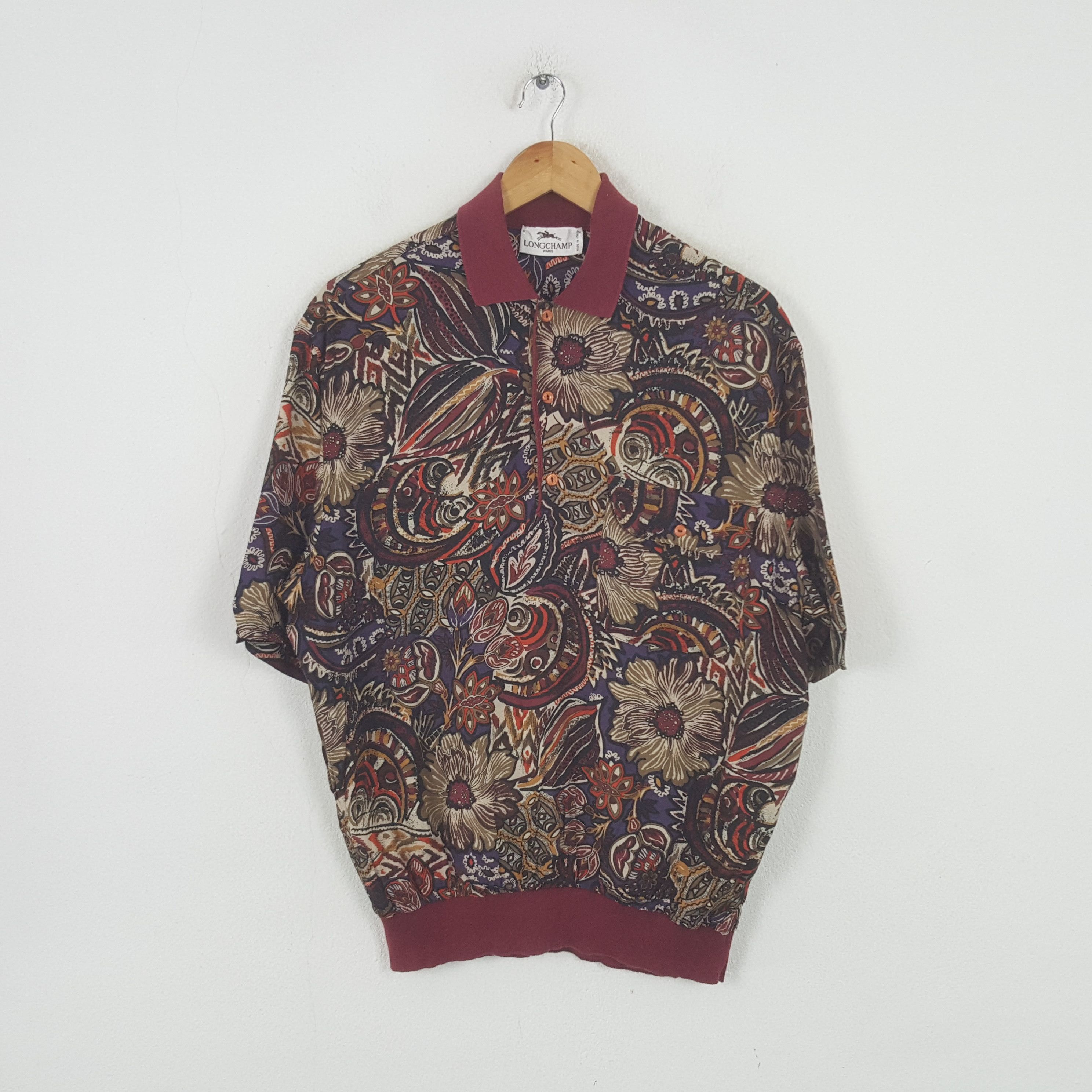 Longchamp Vintage Longchamp Coogi Style Polos RR10 Size US XL / EU 56 / 4 - 1 Thumbnail