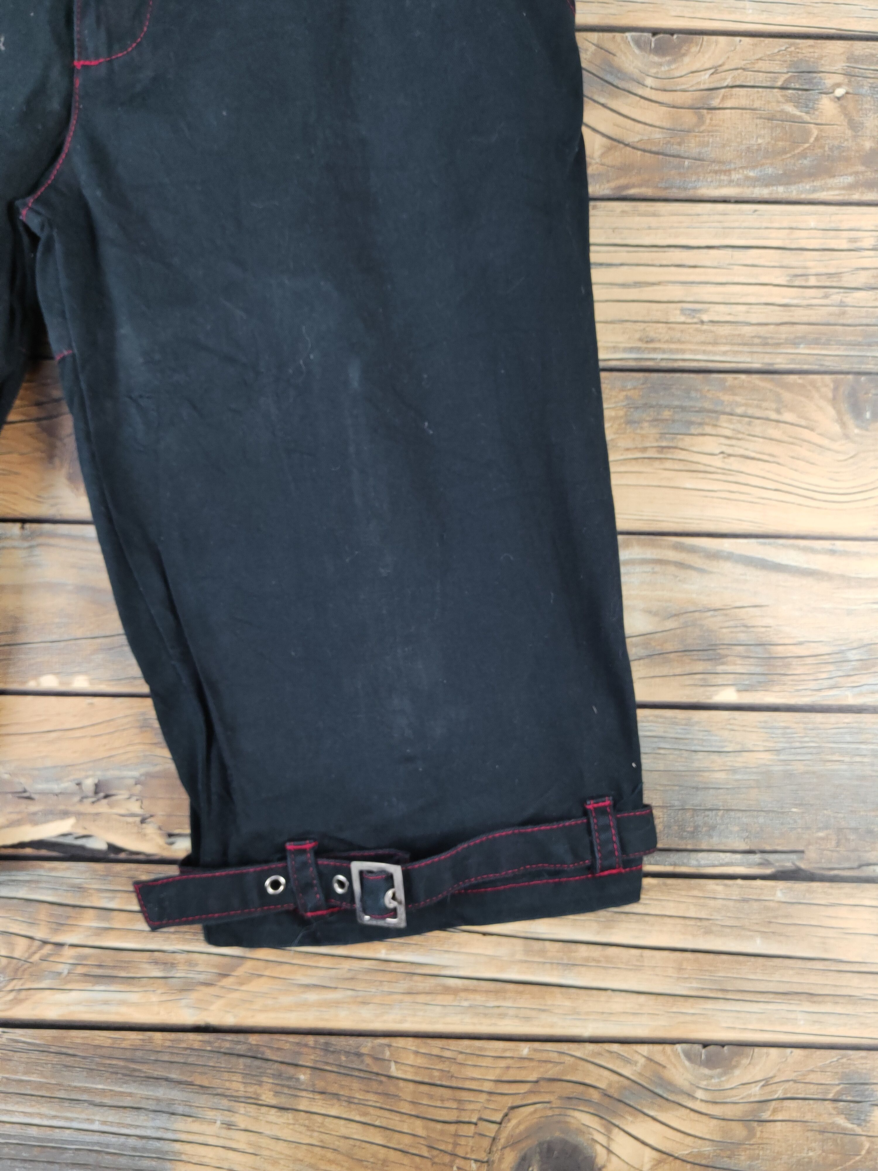 Japanese Brand Deorart punk seditionaries Black Short Pants #W1376 Size US 27 - 7 Thumbnail