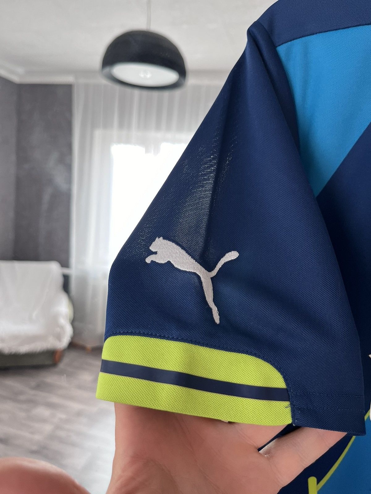 Puma Puma Asenal 17 Alexis Sanchez Polo Home Jersey Blue Size US S / EU 44-46 / 1 - 4 Thumbnail