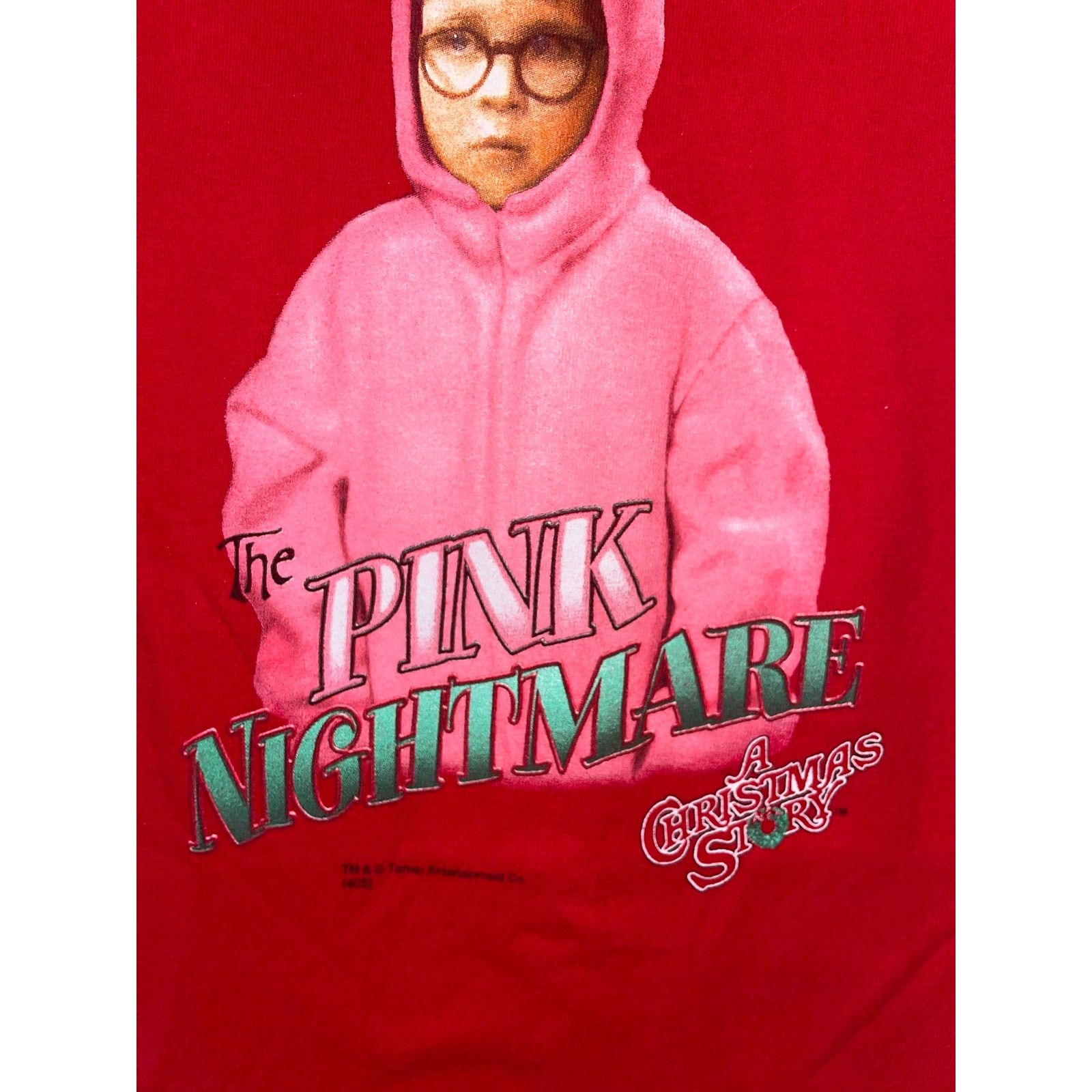 Vintage Vintage A Christmas Story Shirt The Pink Nightmare Red Tee S Size US S / EU 44-46 / 1 - 3 Thumbnail
