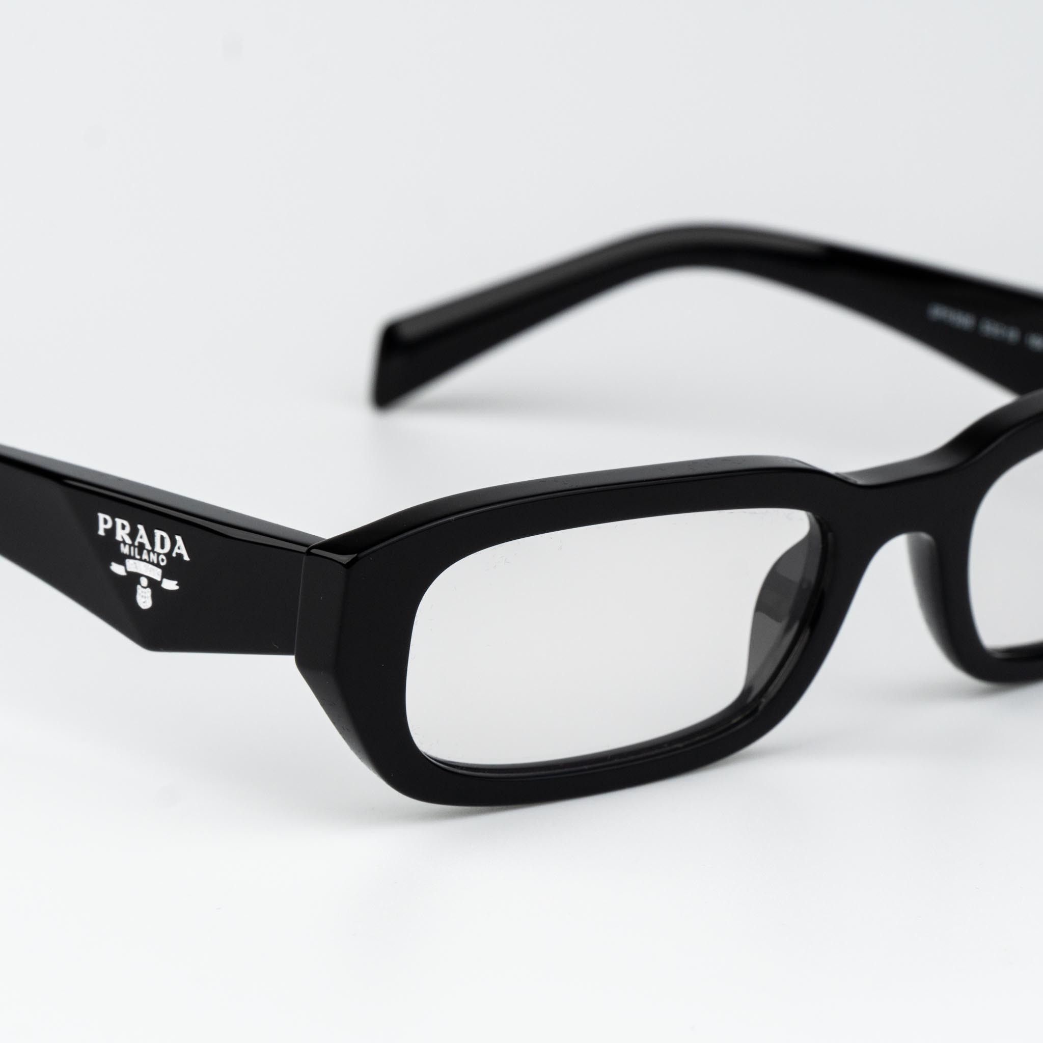 Prada Prada Women Eyeglasses Rectangle PRB06S 16K08N NEW AUTHENTIC Size ONE SIZE - 7 Thumbnail