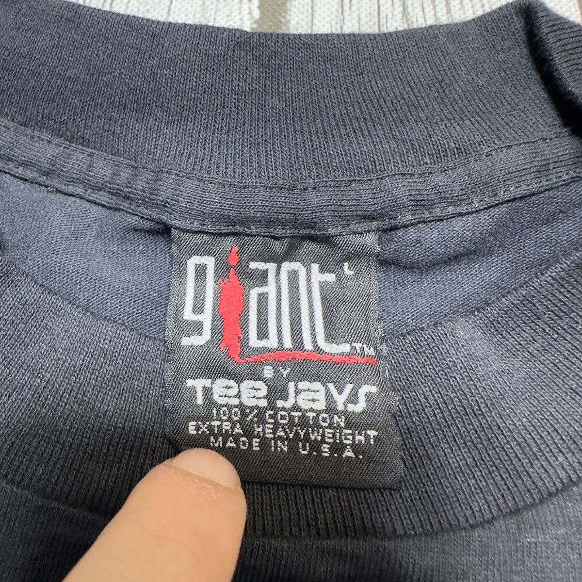 Band Tees × Giant × Vintage Vintage Clint Black tee Size US L / EU 52-54 / 3 - 4 Thumbnail