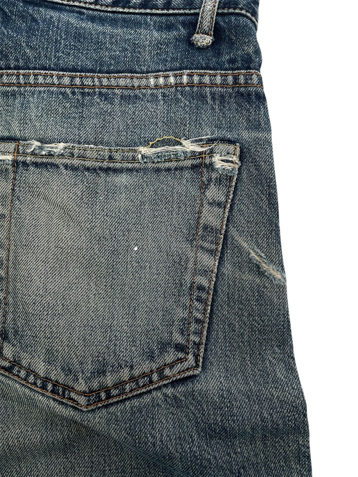 Japanese Brand × Jean × Ships Jet Blue BIDDING OFFER Vintage Ships Jet Blue Redline Selvedge Jeans Size US 31 - 7 Thumbnail