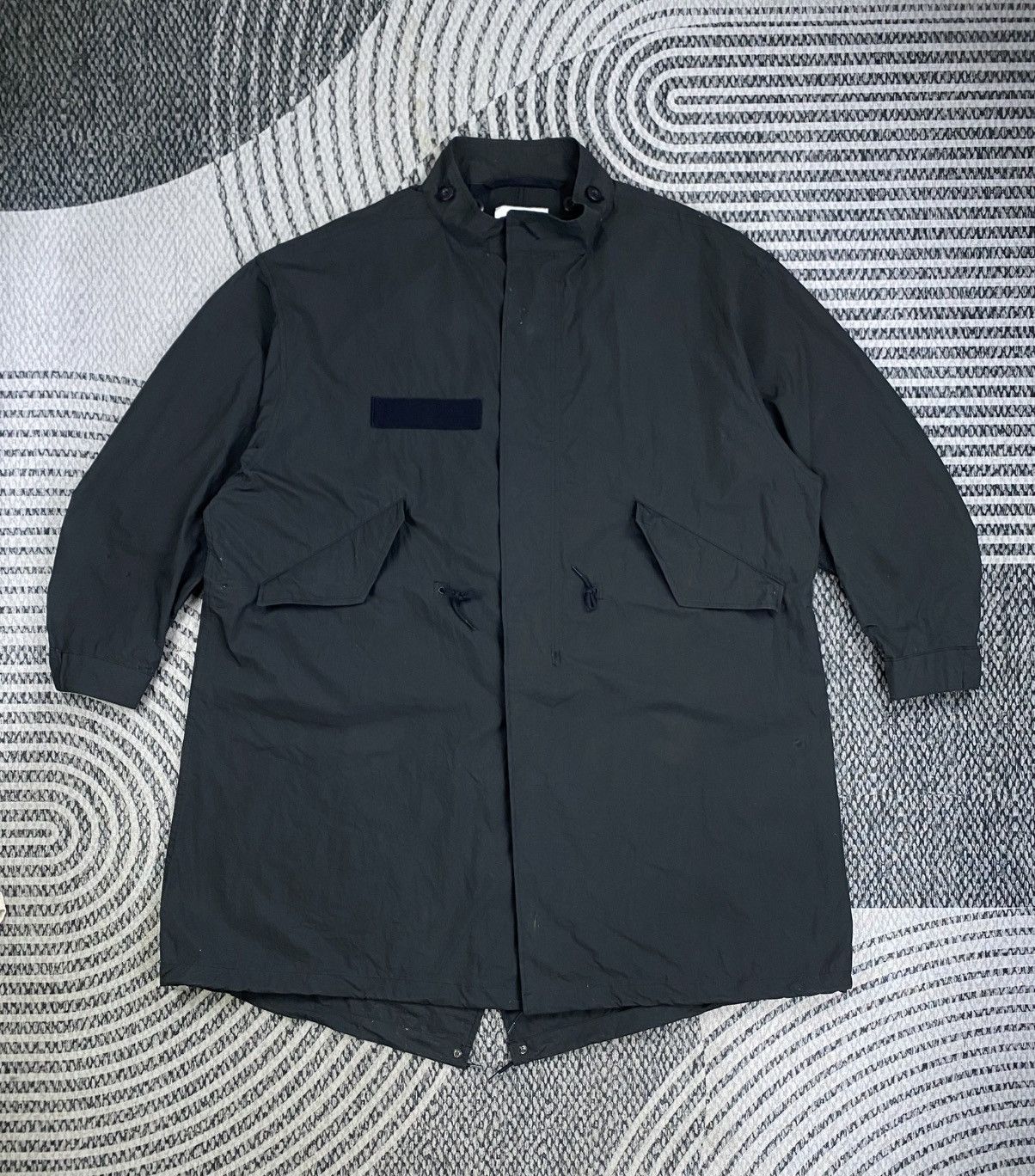 Daytona Vintage Extreme Cold Fishtail Washed Black Parka Size US XXL / EU 58 / 5 - 1 Thumbnail