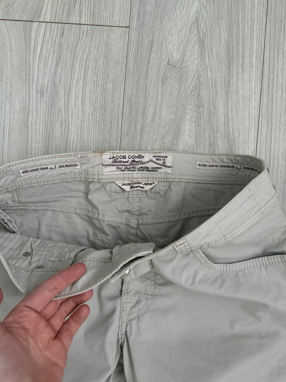 Jacob Cohen Jacob Cohën Comfort Men's Jeans – Beige - W34 Size US 34 / EU 50 - 7 Thumbnail