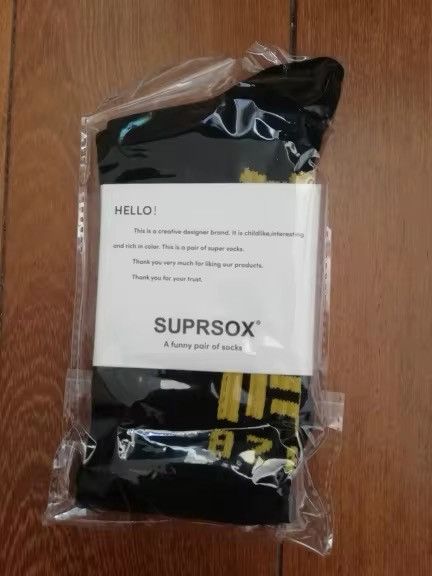 Converse × Happy Socks Hip Hop Chinese Characters Skateboard Cotton Socks (1 pairs) Size ONE SIZE - 6 Thumbnail