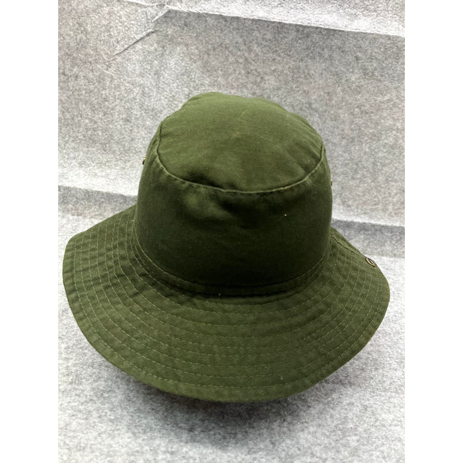Equipment Parana Bones Adjustable Bucket Hat Adult One Size Green Cotton Casual Travel Workwear Mens Size ONE SIZE - 6 Thumbnail