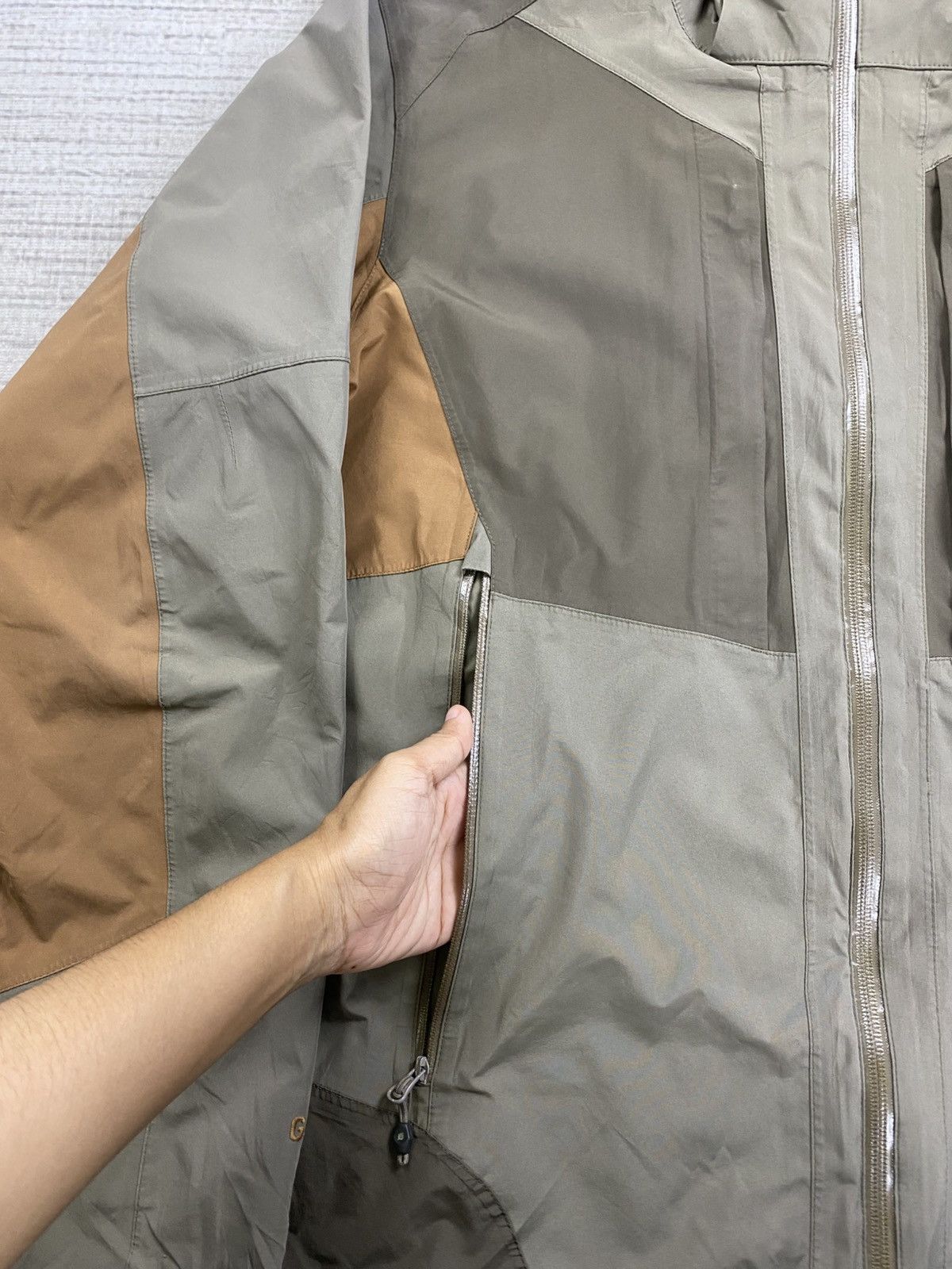 Goretex × Japanese Brand × Vintage Vtg Lafuma Goretex Colour Block Waterproof Zipper Jacket Size US L / EU 52-54 / 3 - 7 Thumbnail